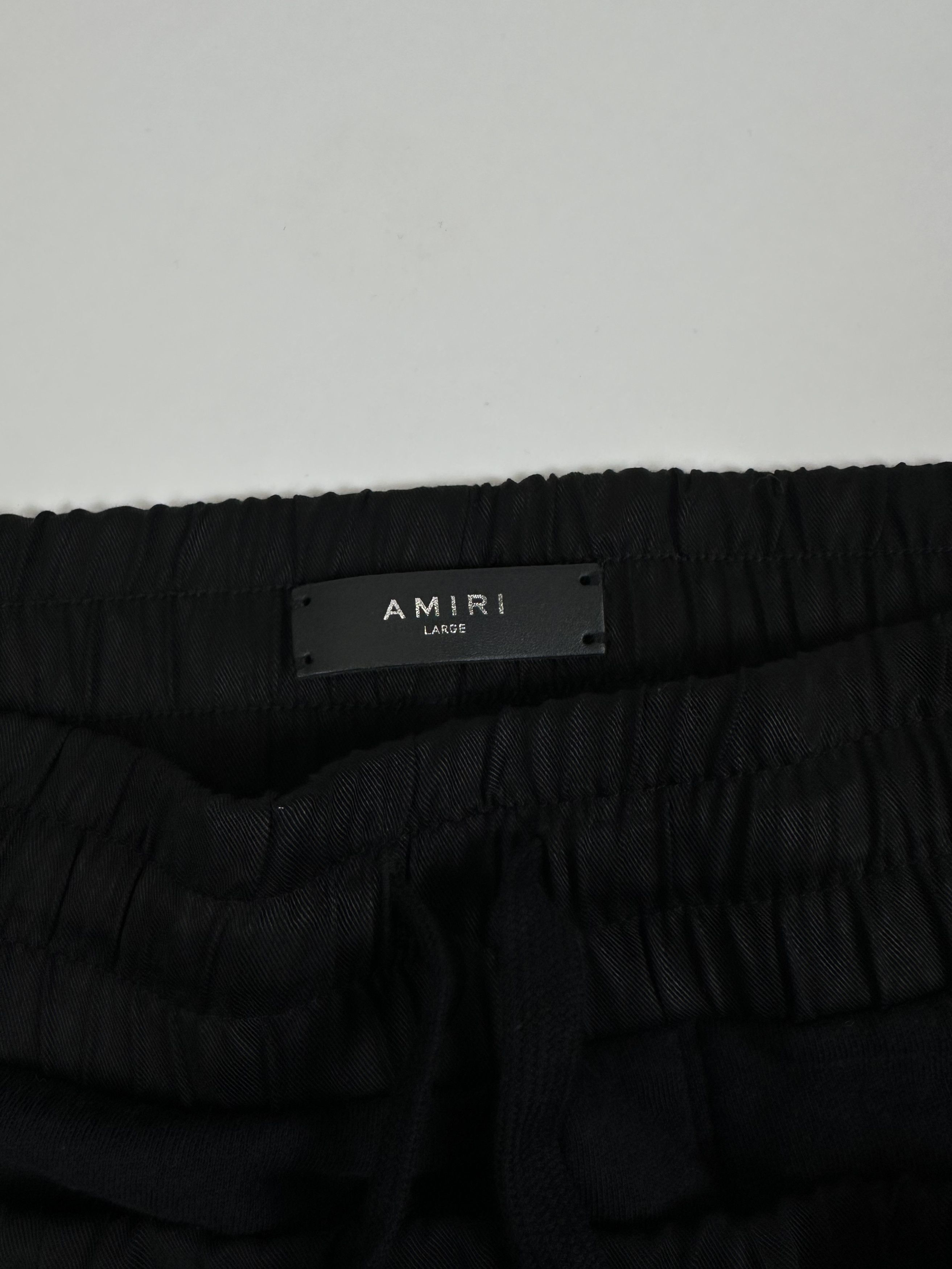 Amiri Amiri Sweatpants With Leather NWT Size US 34 / EU 50 - 14 Thumbnail