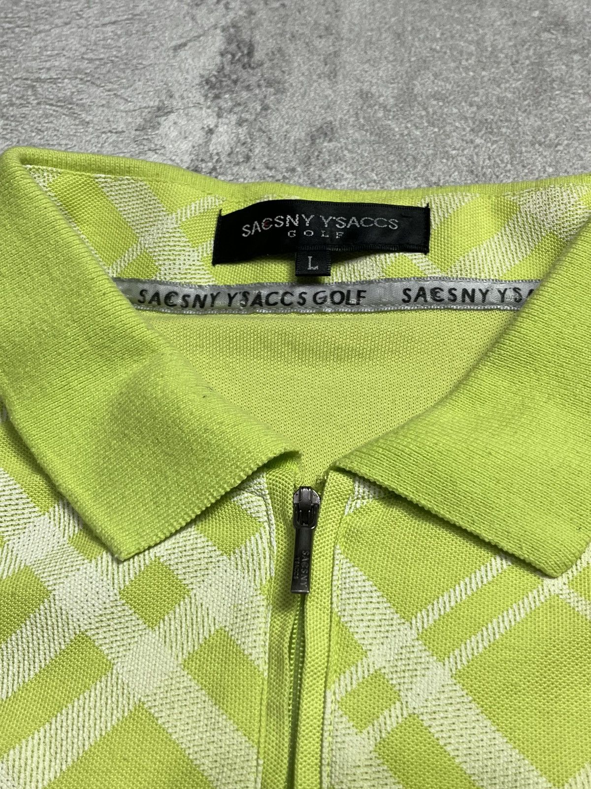 Yohji Yamamoto Sacsny Y'Saccs By Yohji Yamamoto Polo Golf Size US L / EU 52-54 / 3 - 5 Thumbnail