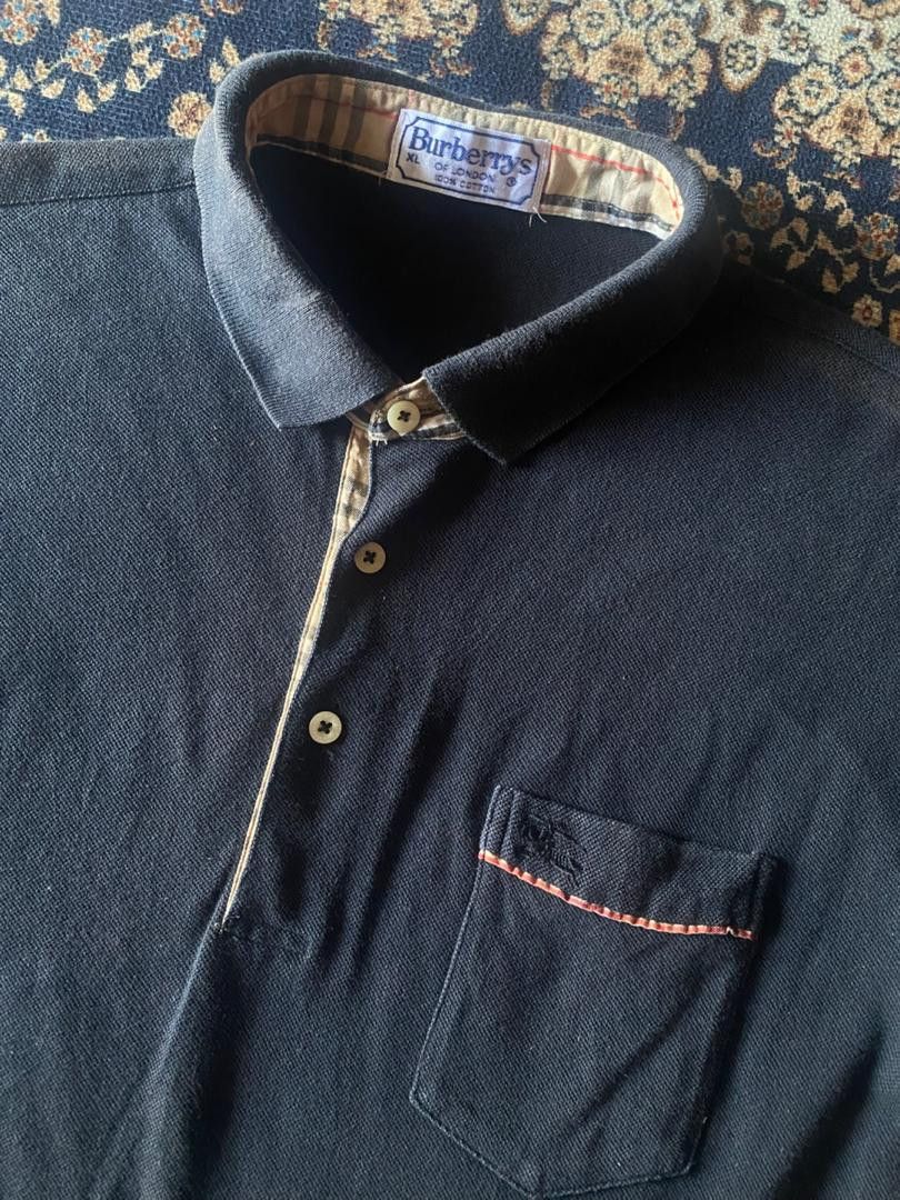 Burberry Burberrys Collar Tshirt Size US L / EU 52-54 / 3 - 1 Preview