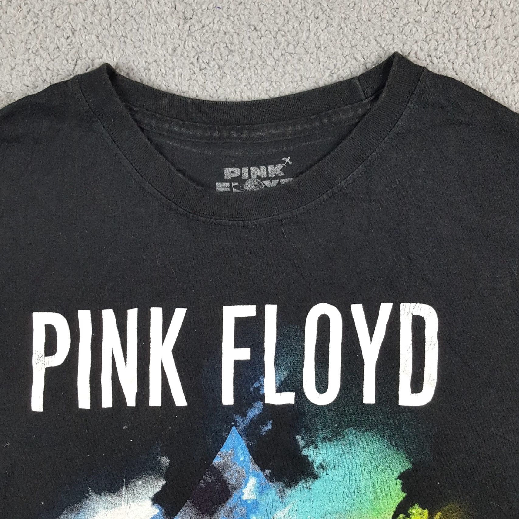 Vintage VINTAGE Pink Floyd Dark Side Of The Moon Band T-Shirt Men Medium Black Psychedelic Rock 90s Y2K Tour Size US M / EU 48-50 / 2 - 4 Thumbnail