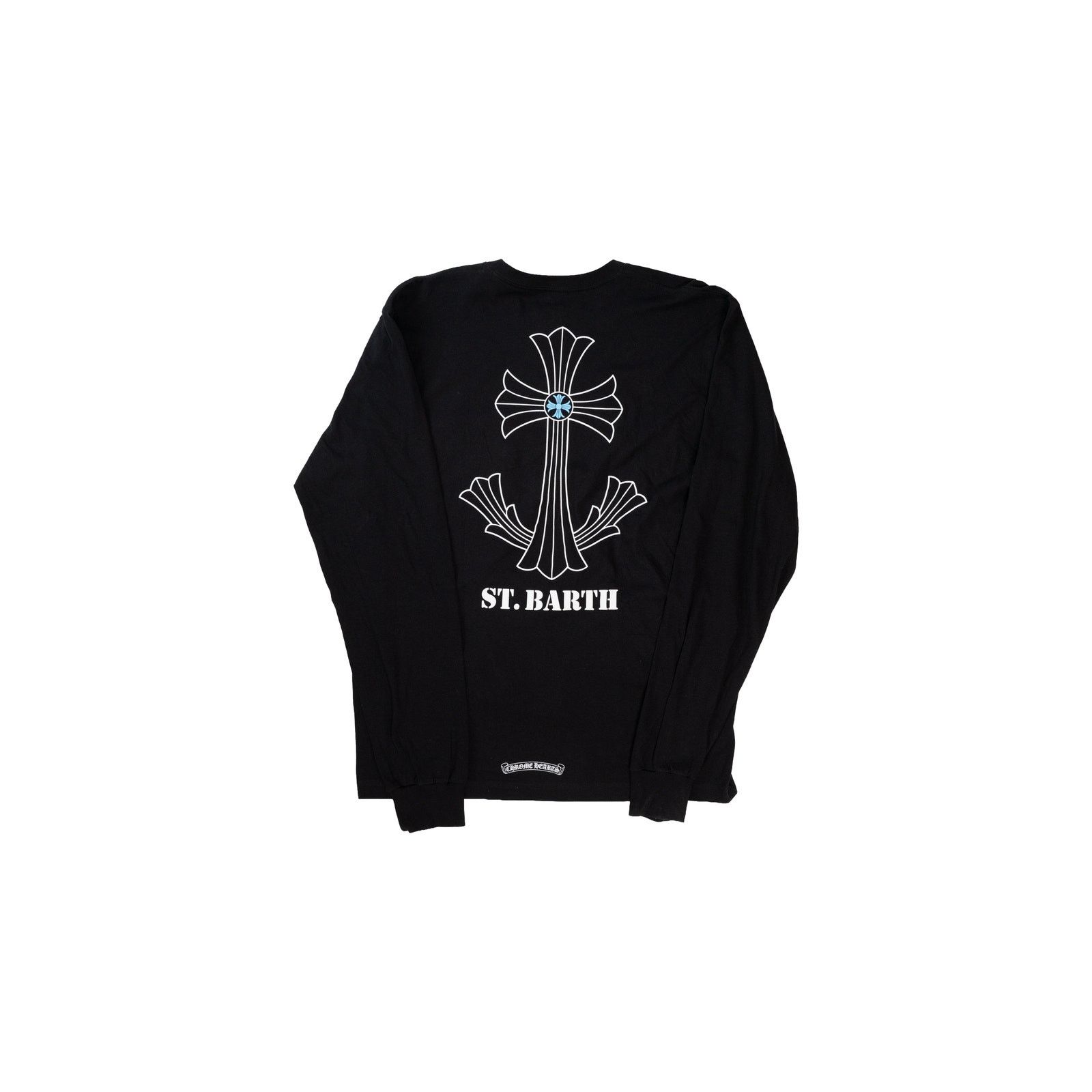Chrome Hearts St Barth Exclusive Black Anchor Cross Long Sleeve Size US XL / EU 56 / 4 - 2 Thumbnail