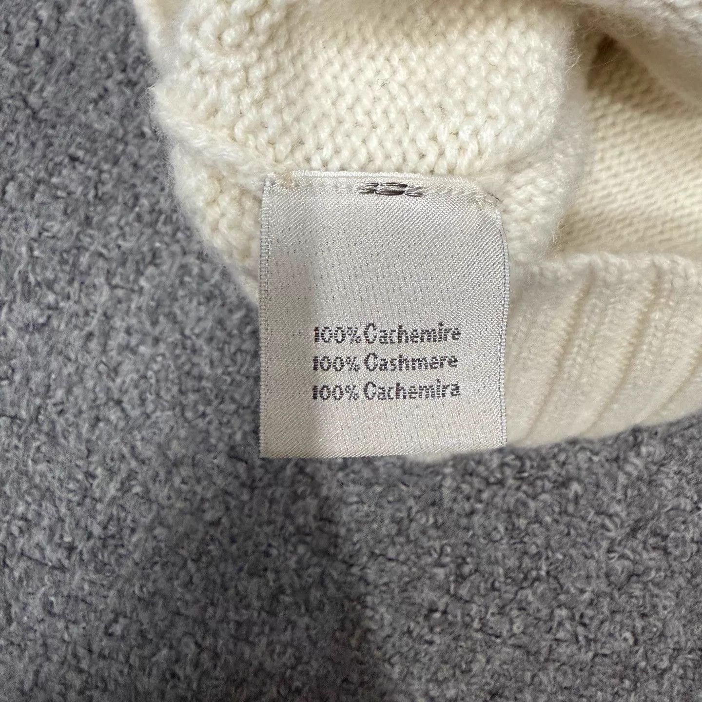 Hermes Hermes half-zip beige cashmere sweater M 99new Size US M / EU 48-50 / 2 - 4 Thumbnail