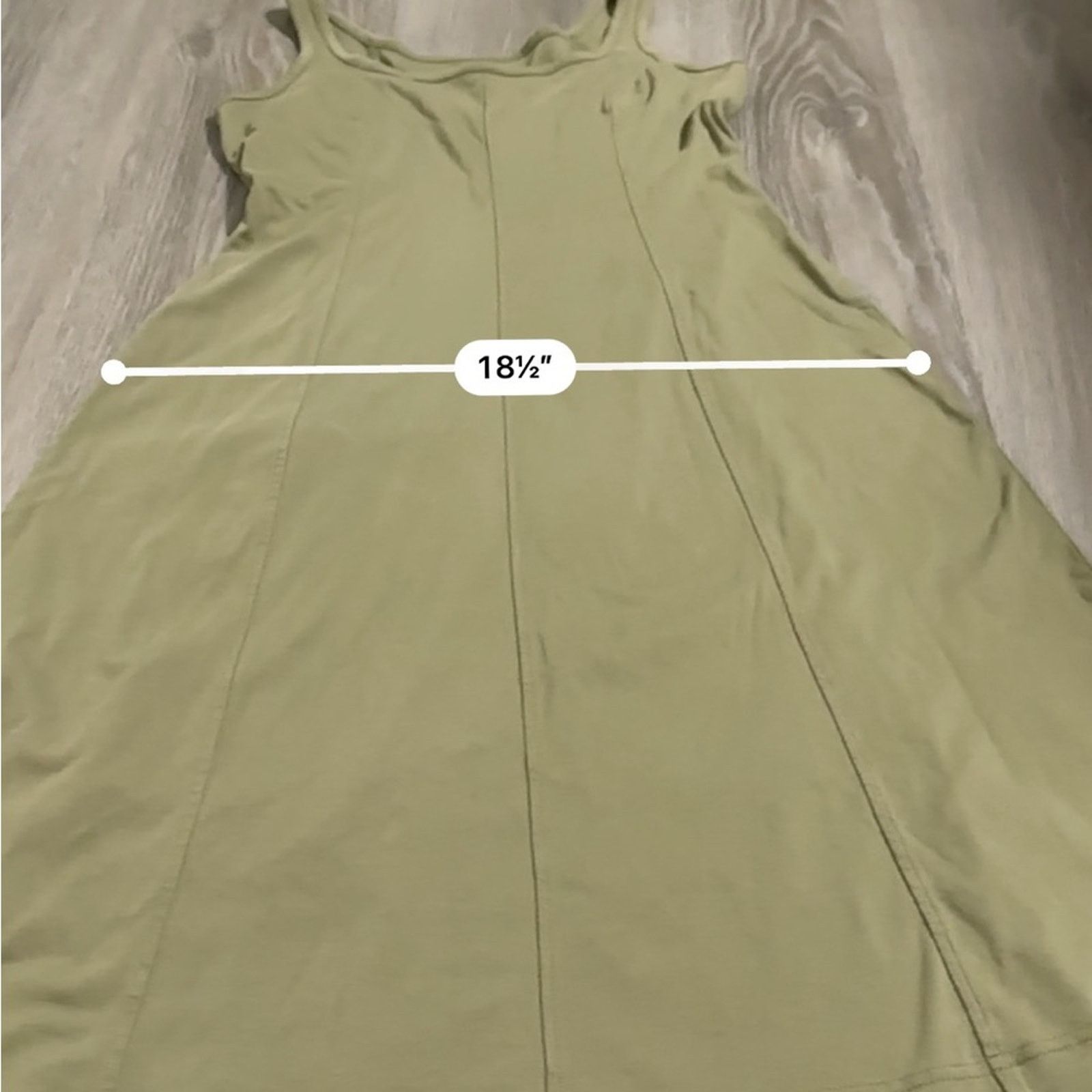 Everlane Everlane Olive Green Sleeveless Scoop Fit & Flare Midi Dress Size XS / US 0-2 / IT 36-38 - 8 Thumbnail