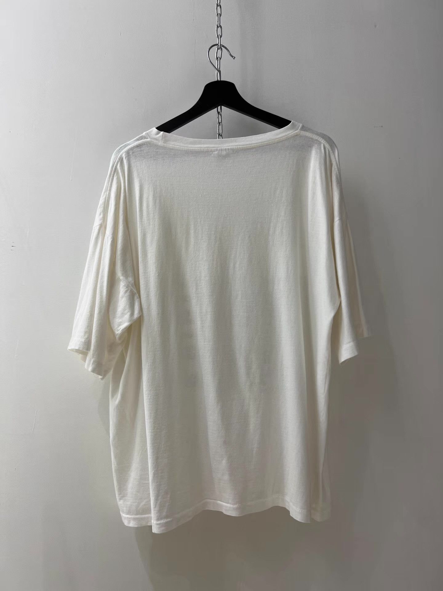 Balenciaga Vintage Slogan Short Sleeve T‑shirt Q13 Size US XL / EU 56 / 4 - 7 Thumbnail
