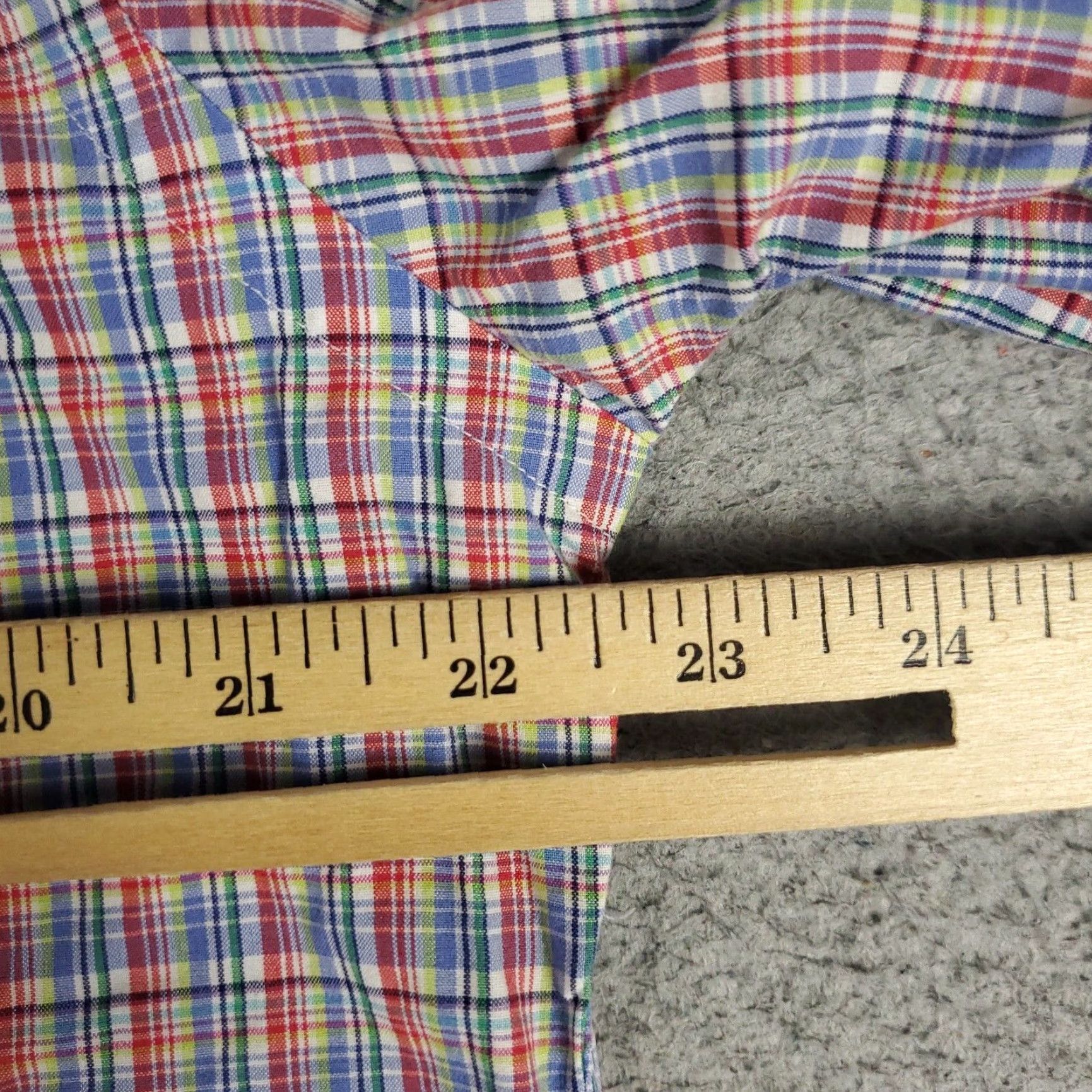 Ralph Lauren VINTAGE Ralph Lauren Shirt Men Size Medium Long Sleeve Button-Up Plaid Cotton Blue Red Fall Winter Size US M / EU 48-50 / 2 - 6 Thumbnail