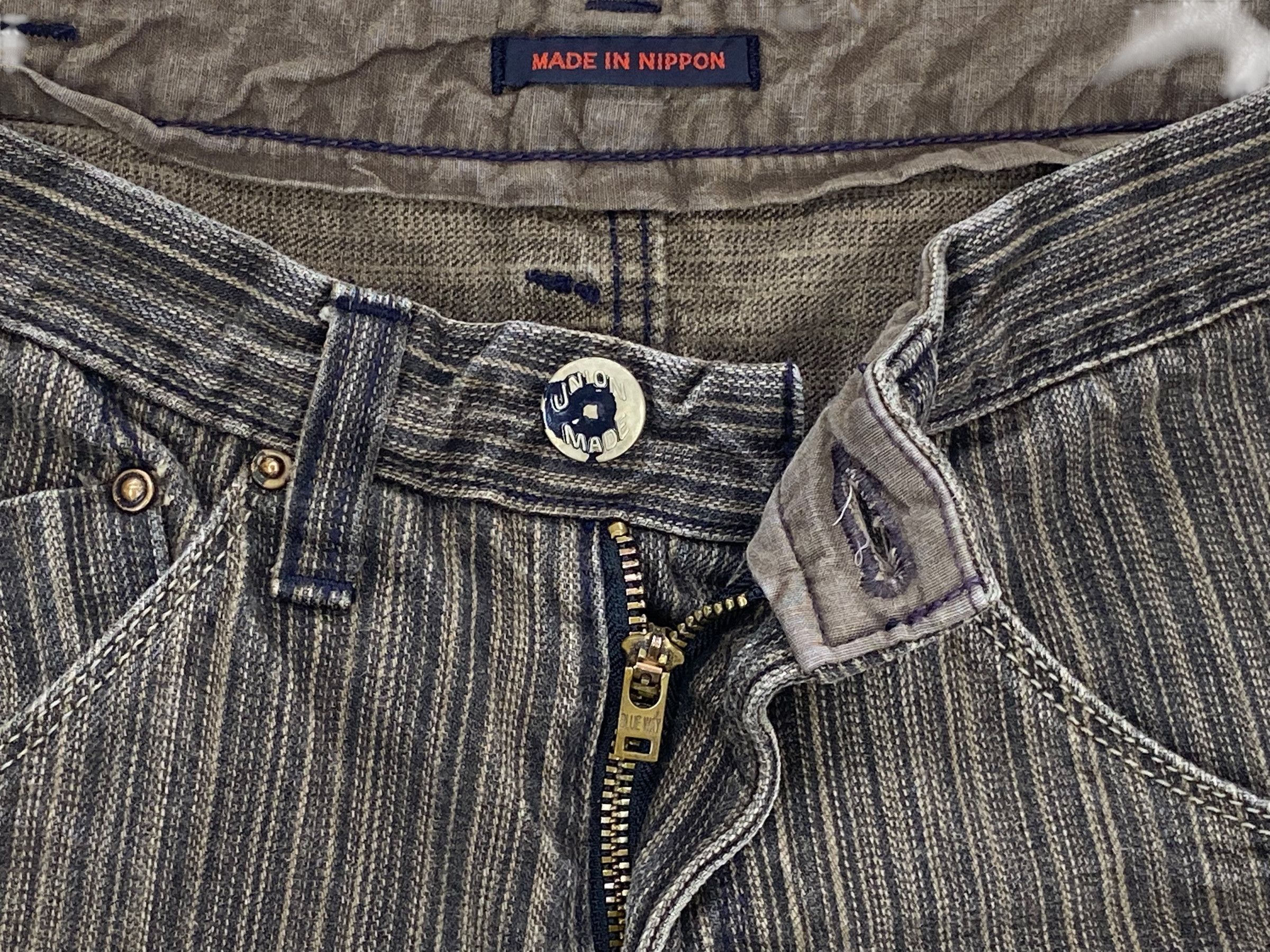 Japanese Brand Blueway Jeans Stripes Hickory Jeans Size US 28 / EU 44 - 7 Thumbnail