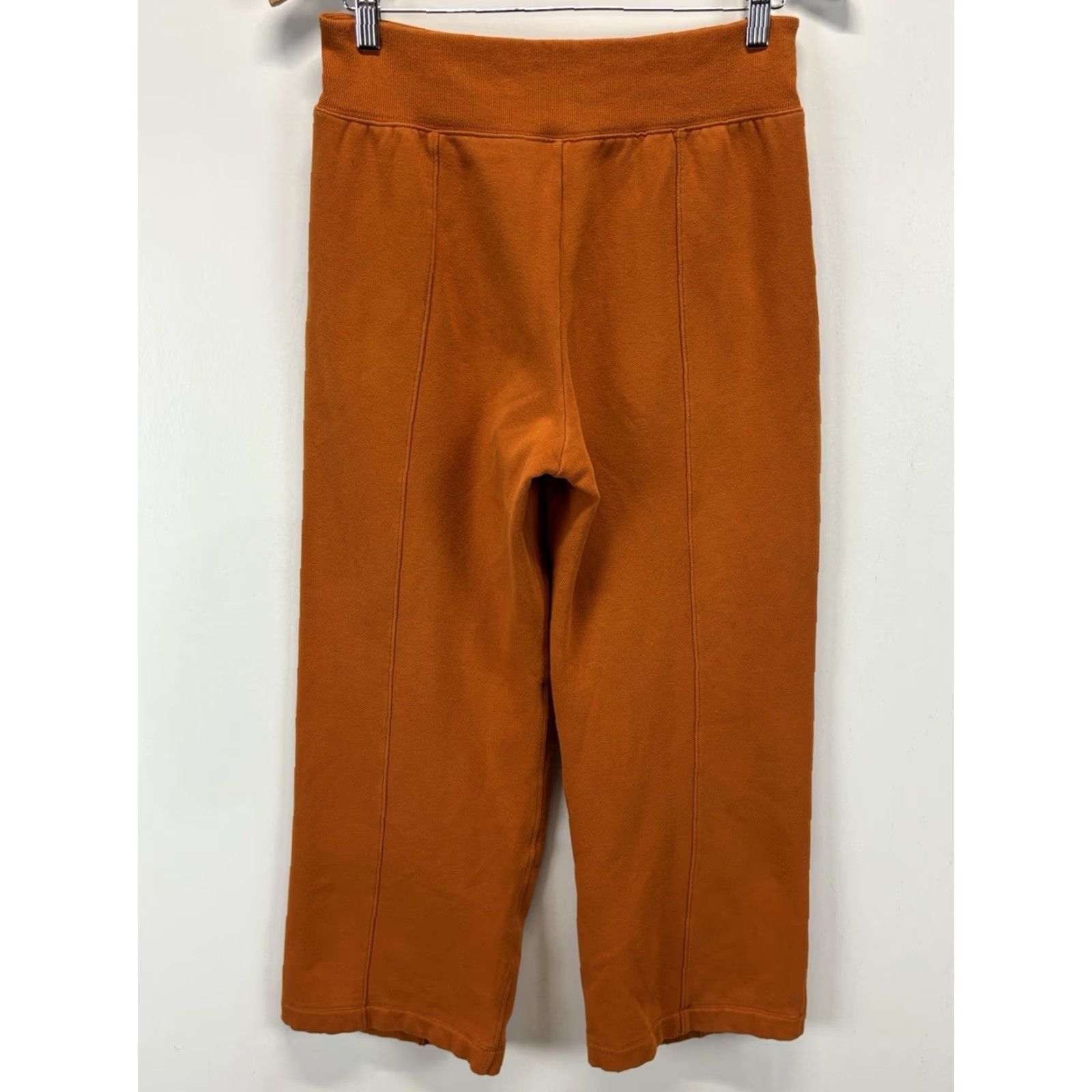 Athleta VINTAGE Athleta Retro Sweatpants Women’s Small Orange Cotton Blend Pull On Straight Leg Jogging Activewear Size 28" / US 6 / IT 42 - 3 Thumbnail