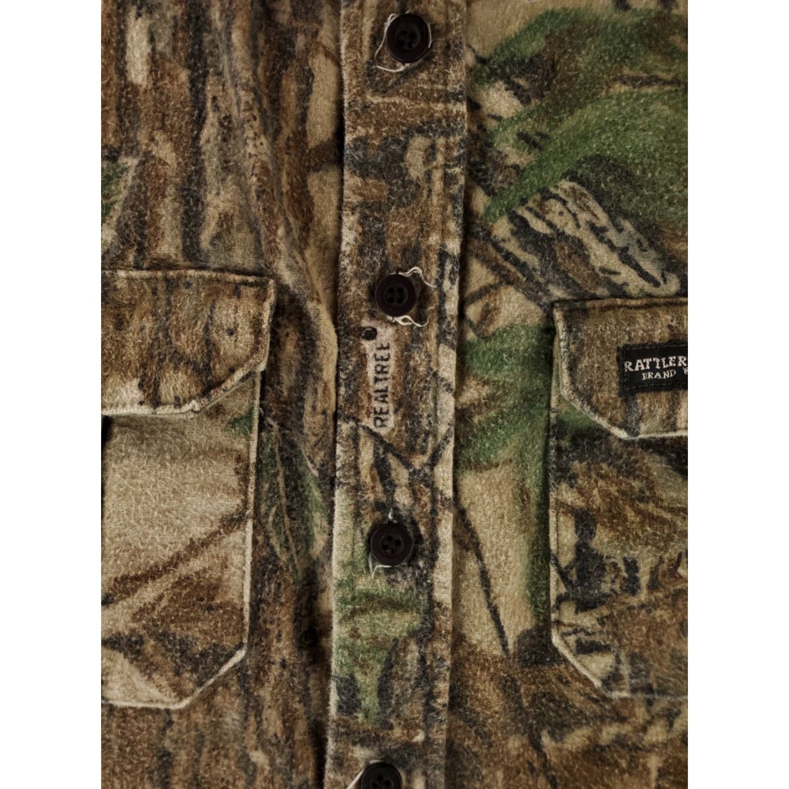 Realtree Rattlers Shirt Button Up VT 90s Realtree Camo 3XL Mens Long Sleeve Multicolor Size US XXL / EU 58 / 5 - 3 Thumbnail