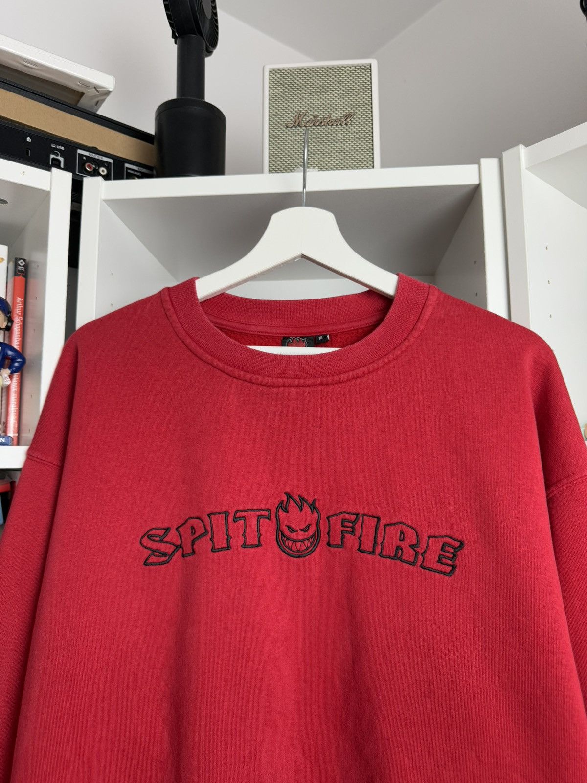 Hook-Ups × Spitfire × Vintage Vintage 90s Spitfire wheels big logo boxy sweatshirt XL flip Size US XL / EU 56 / 4 - 3 Thumbnail