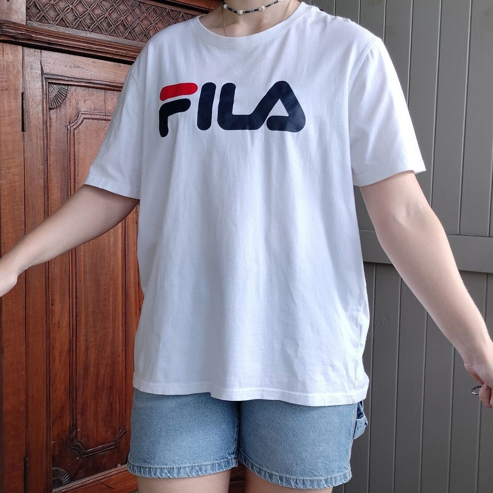 Fila Fila Mens T Shirt Short Sleeve Crew Neck Graphic Print Size US XXL / EU 58 / 5 - 3 Thumbnail