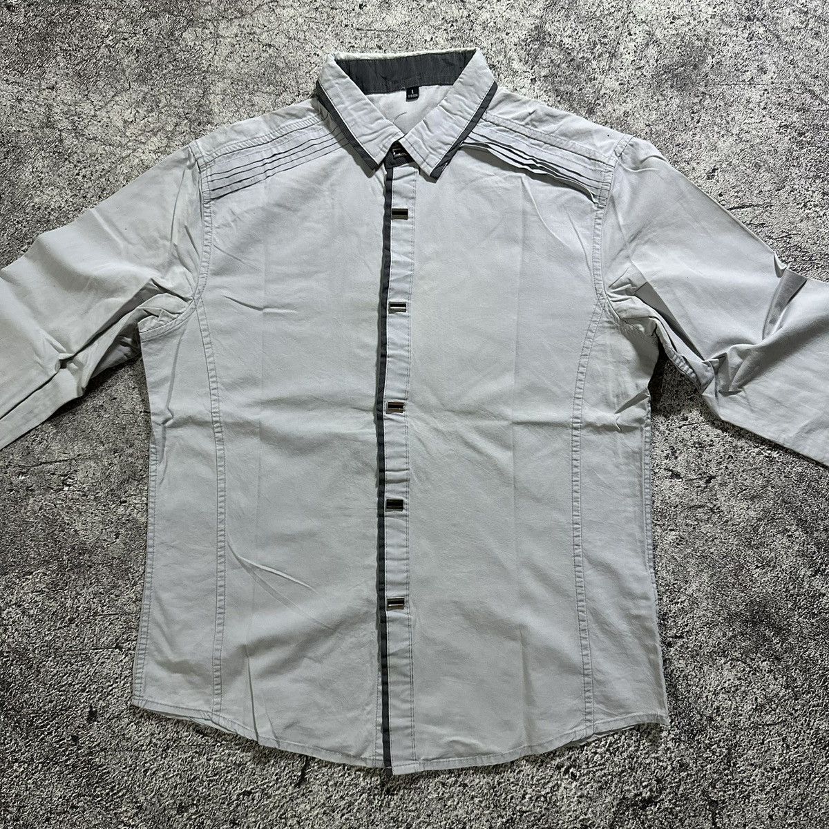 Issey Miyake Japanese Brand Button Up Shirt Issey Miyake Style Size US M / EU 48-50 / 2 - 2 Thumbnail