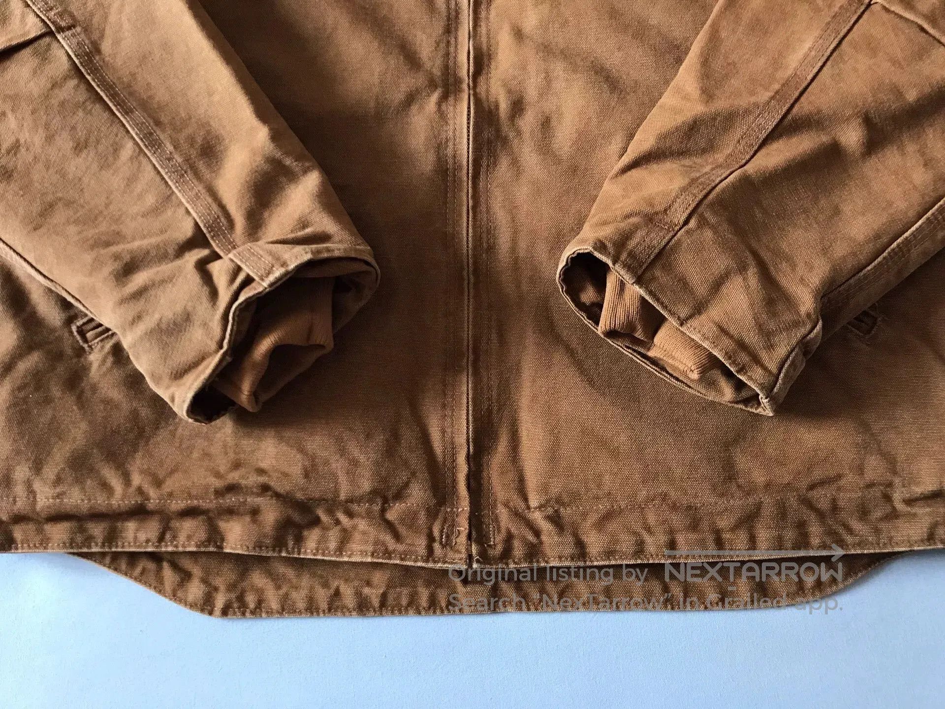 Carhartt Carhartt J141 Brown Hooded Work Jacket. Size US L / EU 52-54 / 3 - 4 Thumbnail