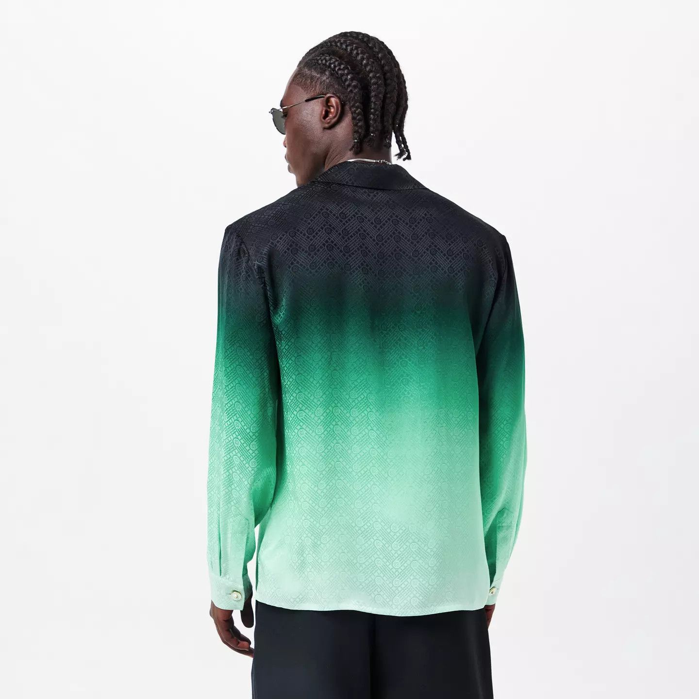 Casablanca o1g2r1mq0426 Mono Long Sleeve Relaxed Fit Bowling Shirt Size US M / EU 48-50 / 2 - 4 Thumbnail