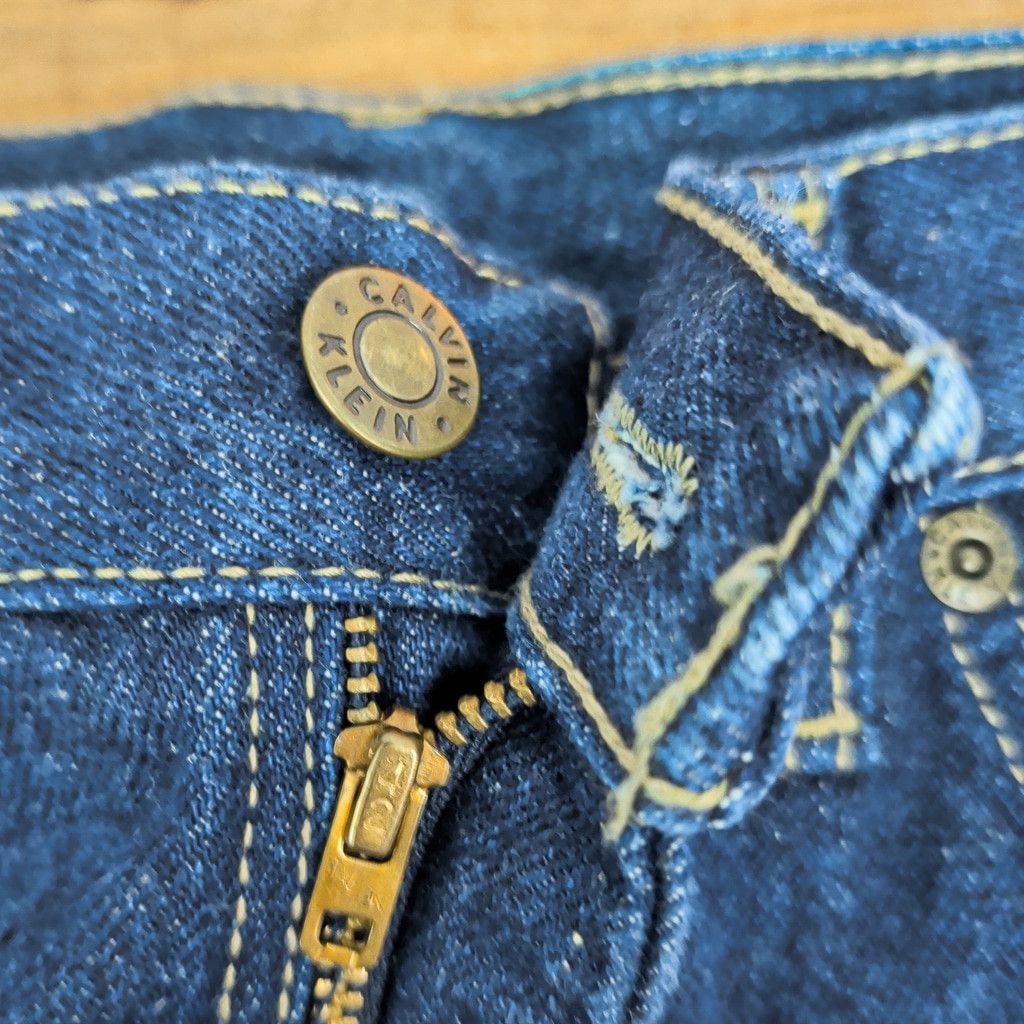 Calvin Klein × Vintage Calvin Klein 80's Classic Cut USA Made Denim Jeans 28X32 Size US 28 / EU 44 - 5 Thumbnail