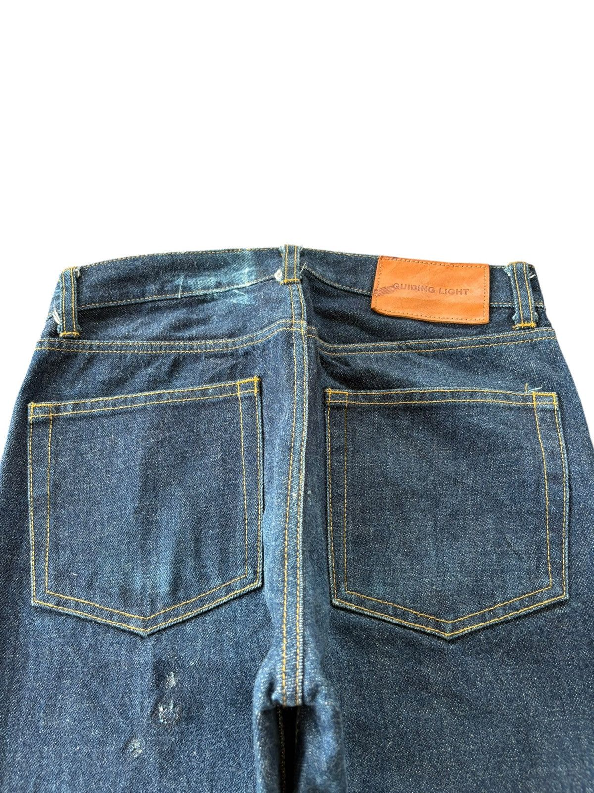 Evisu Vintqge Japanese Guiding Light Raw Denim Loose Selvedge Jean Size US 28 / EU 44 - 3 Thumbnail