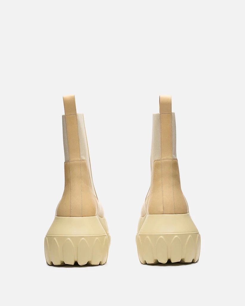 Rick Owens o1s1v1r1oon0825 Beatle Mega Tractor in Beige/Parchment Size US 12 / EU 45 - 3 Thumbnail
