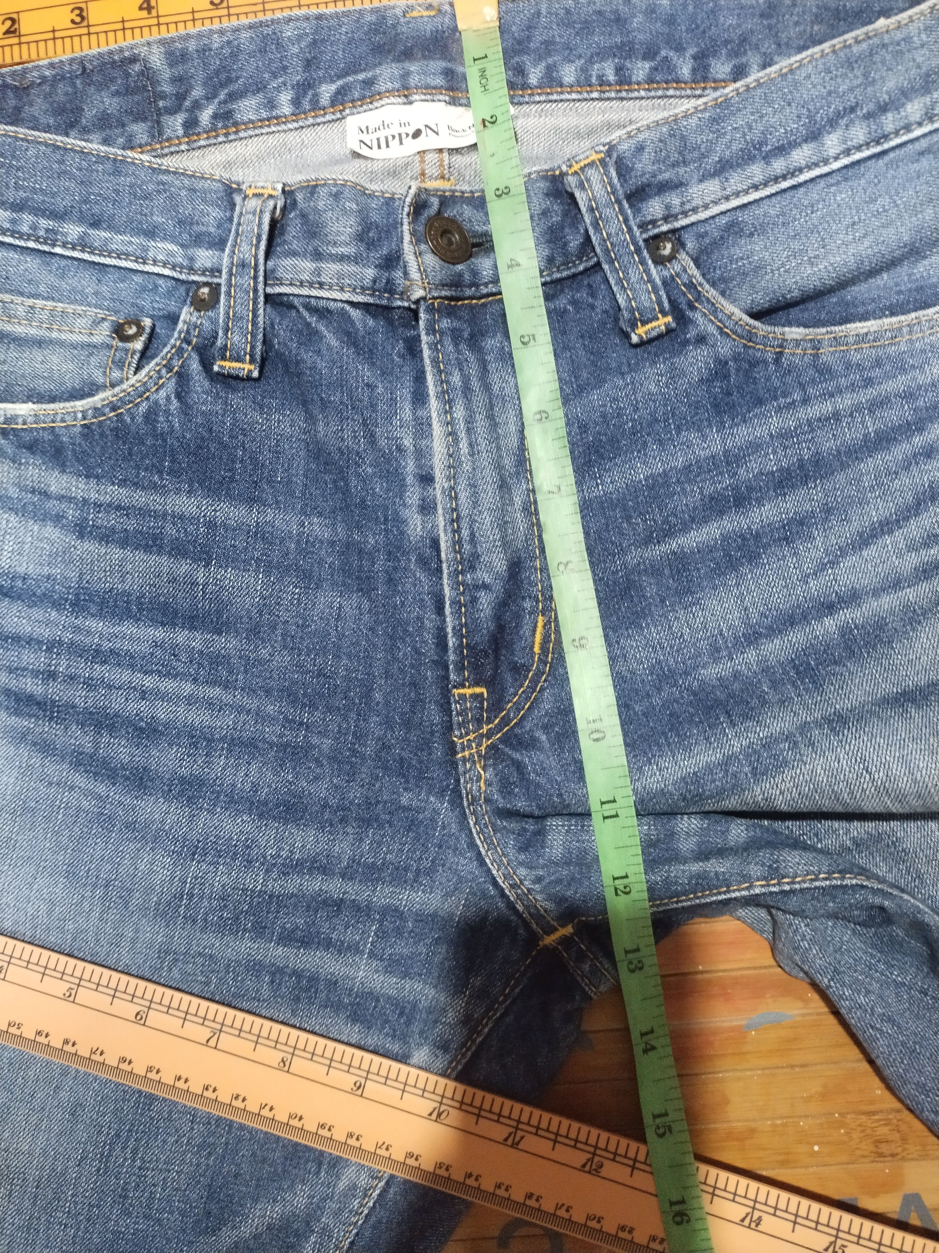 Japanese Brand × Vintage Jeans Back Number Sz 30" (76Cm) Size US 30 / EU 46 - 3 Thumbnail