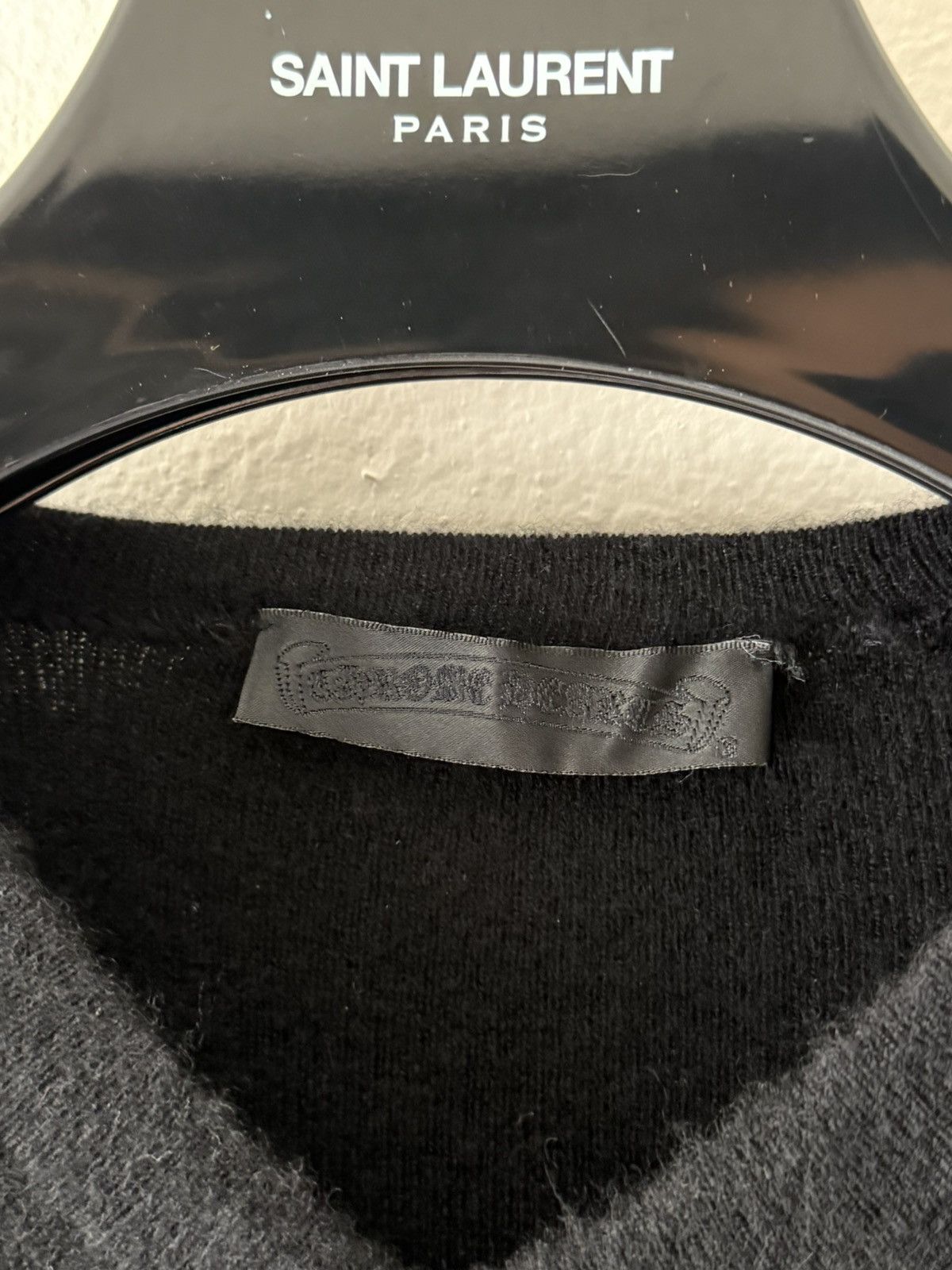 Chrome Hearts CH Vintage Cross Patch Cashmere Sweater XL Size US XL / EU 56 / 4 - 2 Thumbnail
