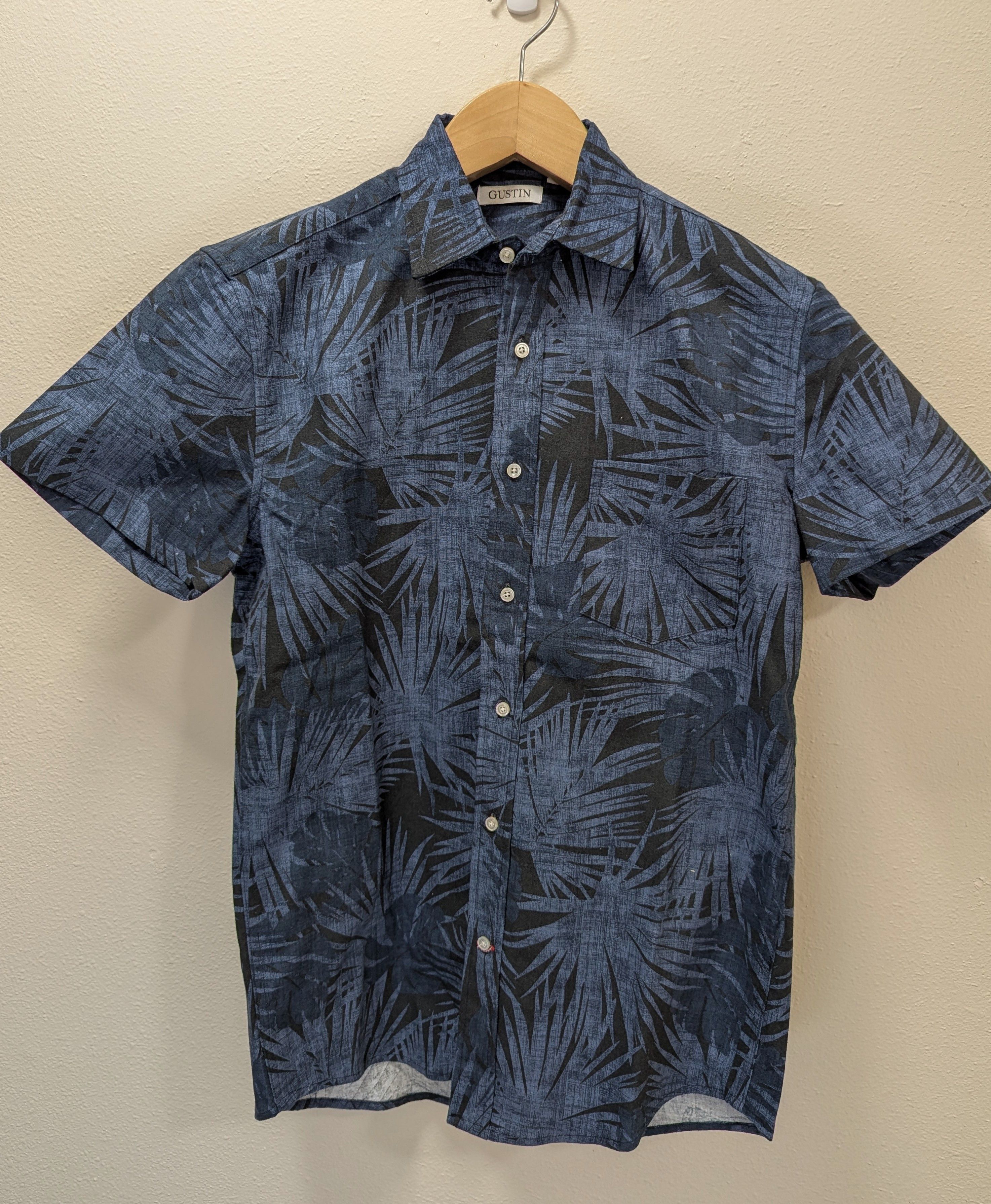 Gustin Short Sleeve Blue Hawaii Shirt Size US M / EU 48-50 / 2 - 1 Thumbnail