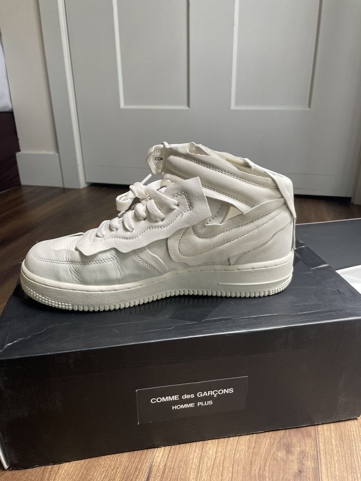 Comme des Garcons Homme Plus Nike x COMME des GARÇONS Homme Plus Air Force 1 Mid Size US 7.5 / EU 40-41 - 5 Thumbnail