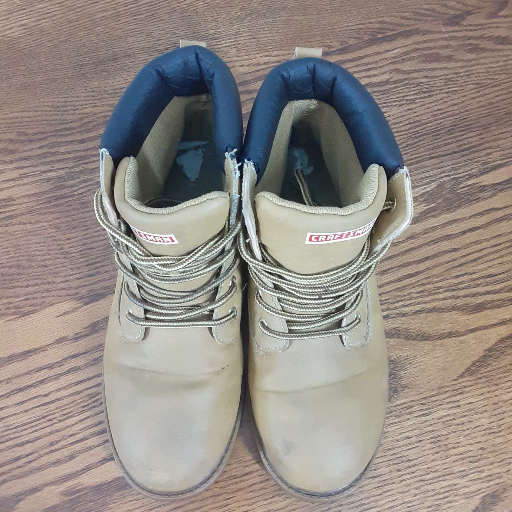 Vintage Craftsman Boots Mens Womens Wheat Nubuck Leather Waterproof Work Boot Size US 6 / IT 36 - 6 Thumbnail