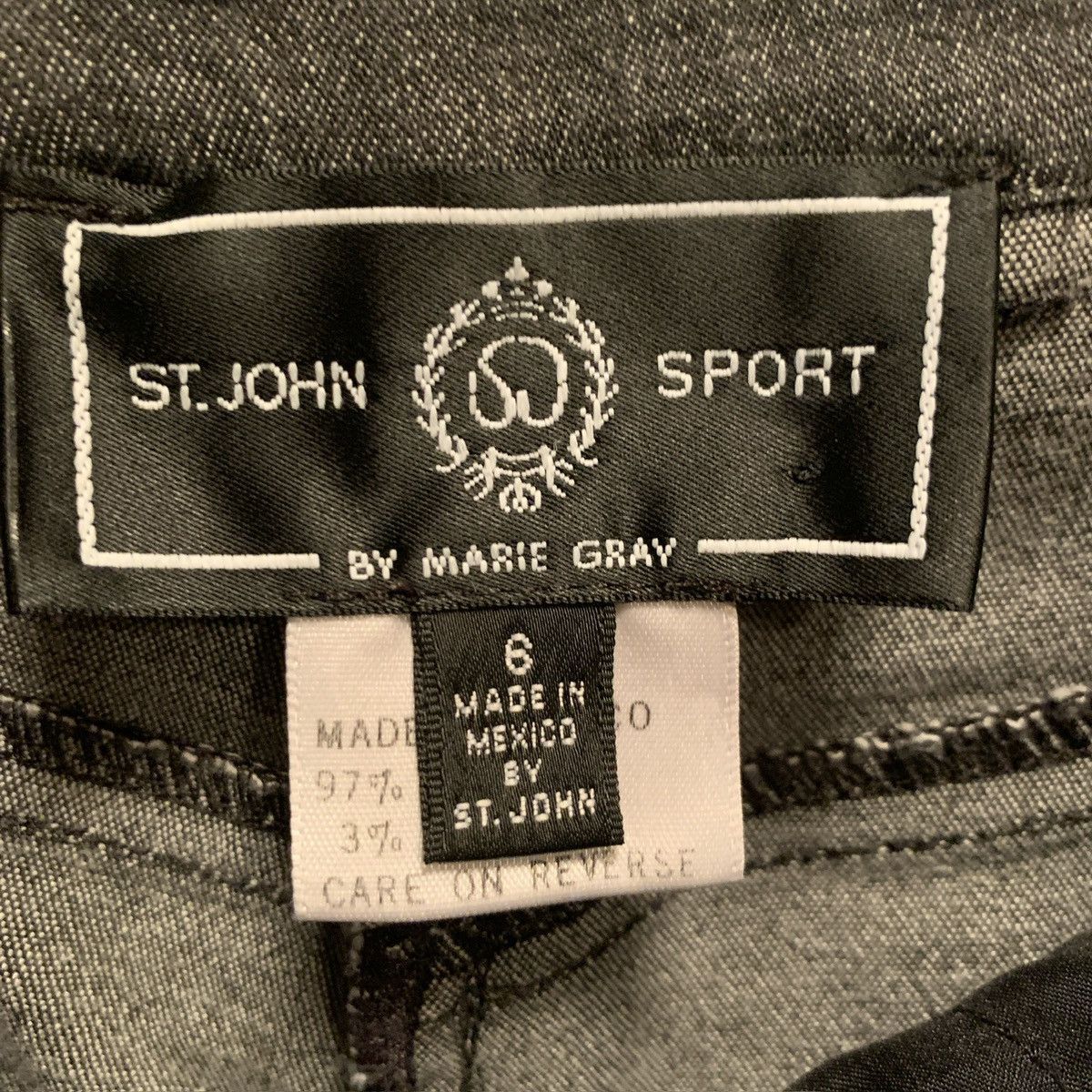 St. John VGC st.john sport x Marie Gray Char grey stretch jeans 6 Size 28" / US 6 / IT 42 - 3 Thumbnail