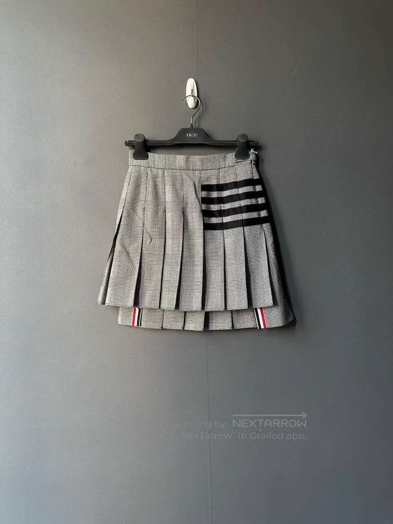 Thom Browne Thom Browne Houndstooth Pleated Skirt Size 25" / US 0 / IT 36 - 1 Thumbnail