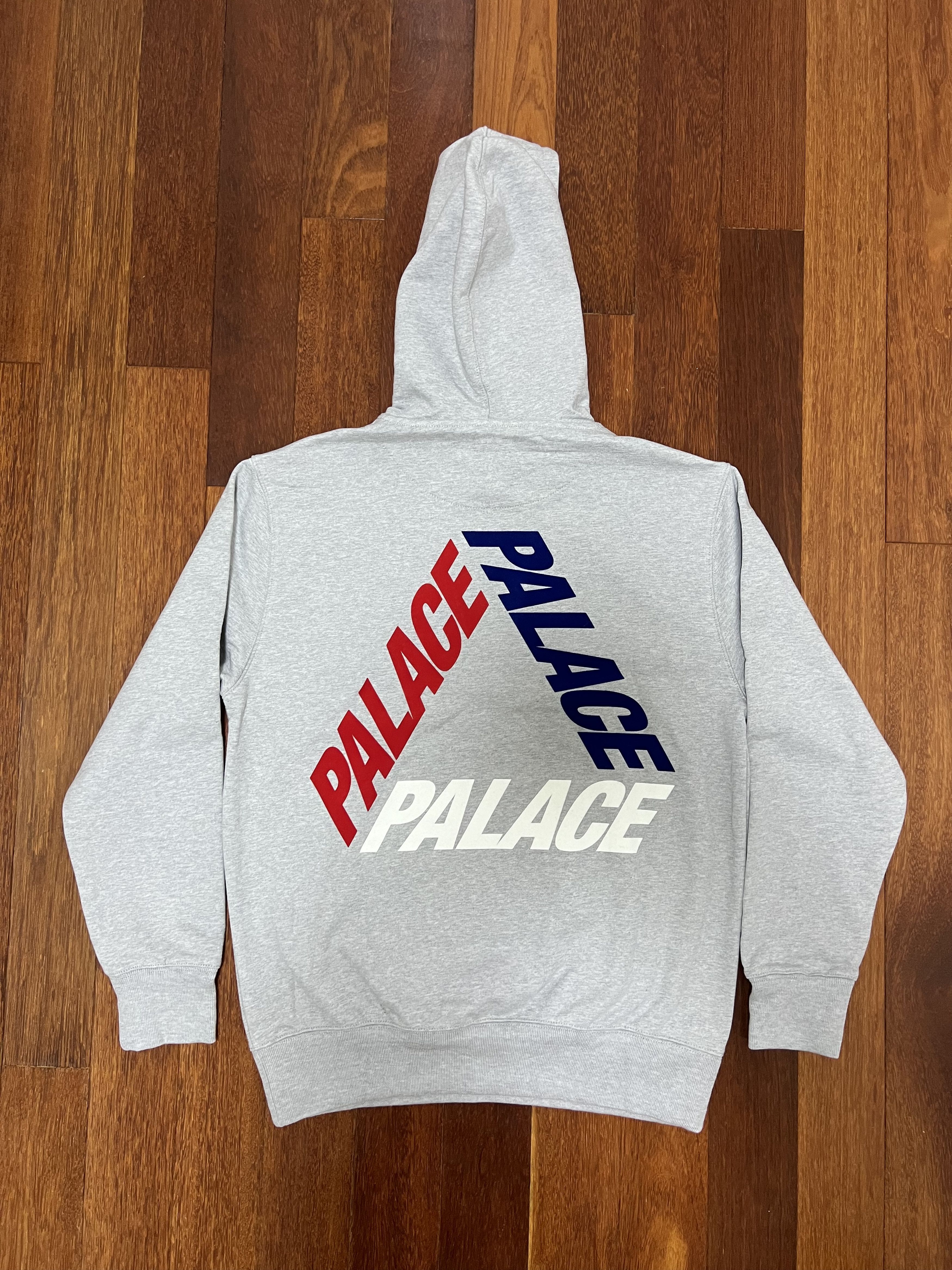 Palace 💚 2019 Palace Flocka P3 Hoodie Grey Marl Medium NEW Size US M / EU 48-50 / 2 - 3 Thumbnail