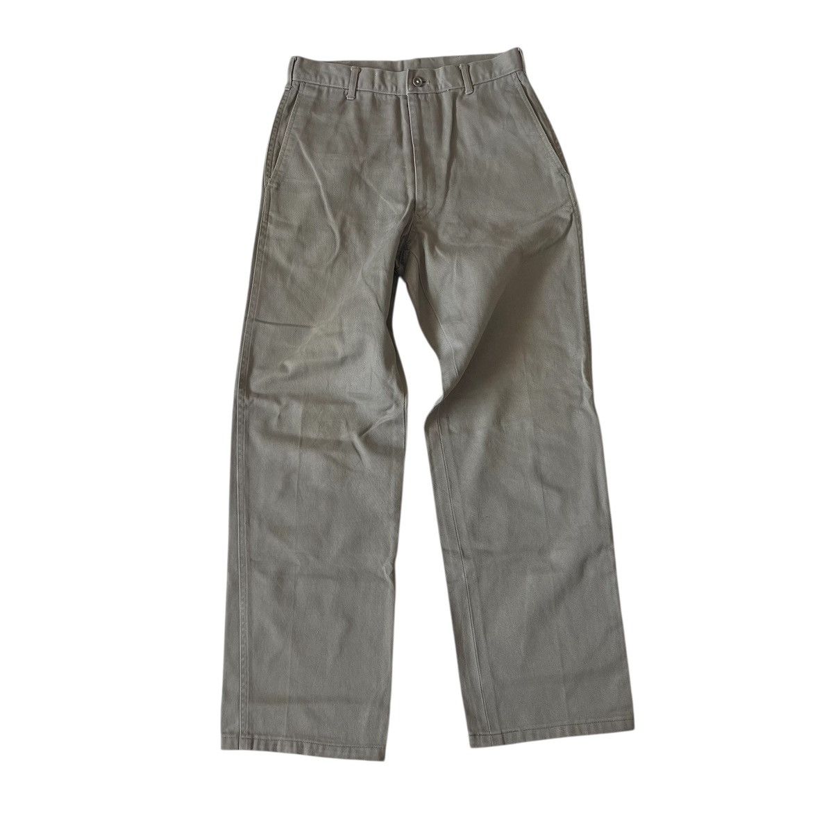 Comme des Garcons Vintage cdg homme classic regular dark cream trousers Size US 26 / EU 42 - 1 Thumbnail