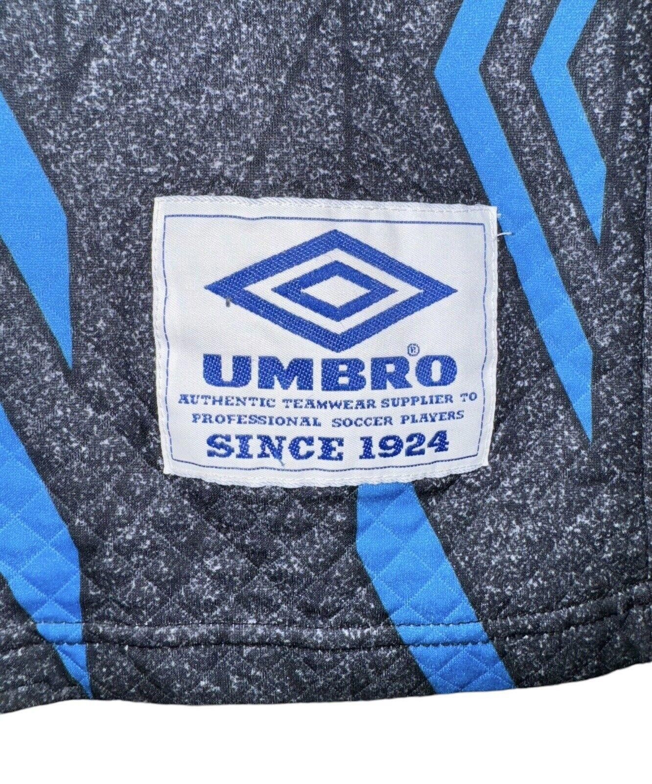 Umbro Vintage Umbro 90s Goalkeeper Kit Black #1 Blue Jersey L Size ONE SIZE - 4 Thumbnail