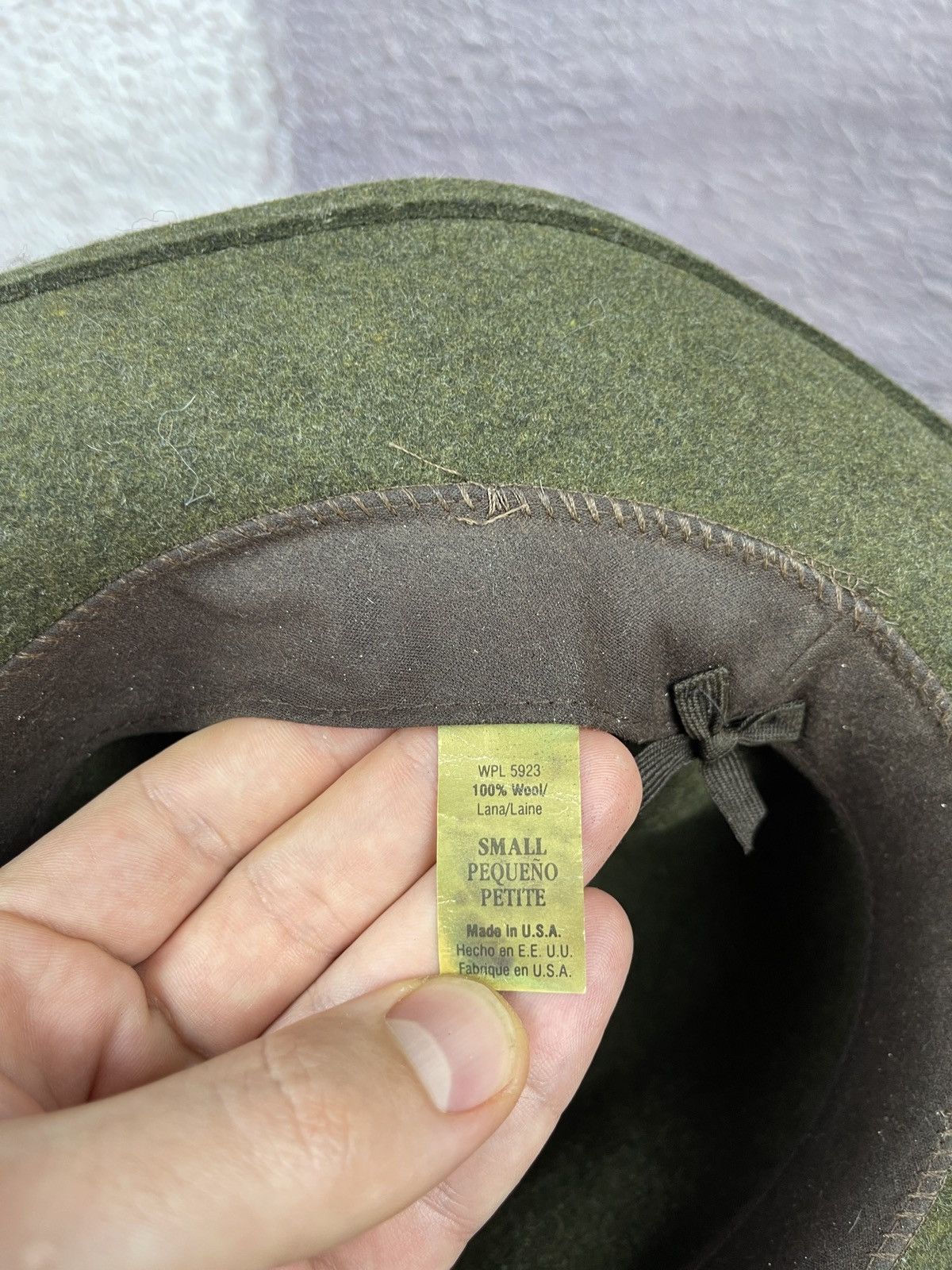 Vintage Bollman USA The natural 100% wool made in USA hat vintage Size ONE SIZE - 10 Thumbnail