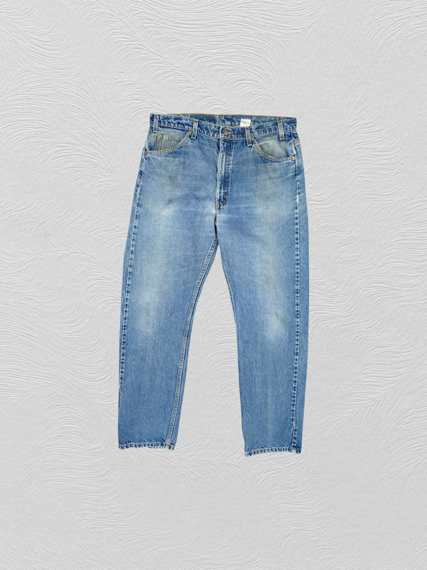 Blue Wash Vintage Levi's 505 Orange Tab Denim 35x30.5 JN433