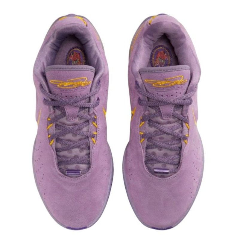 Nike Nike LeBron 21 (XXI) 'Freshwater' Nubuck Purple Gold FV2345- Size US 11 / EU 44 - 6 Thumbnail