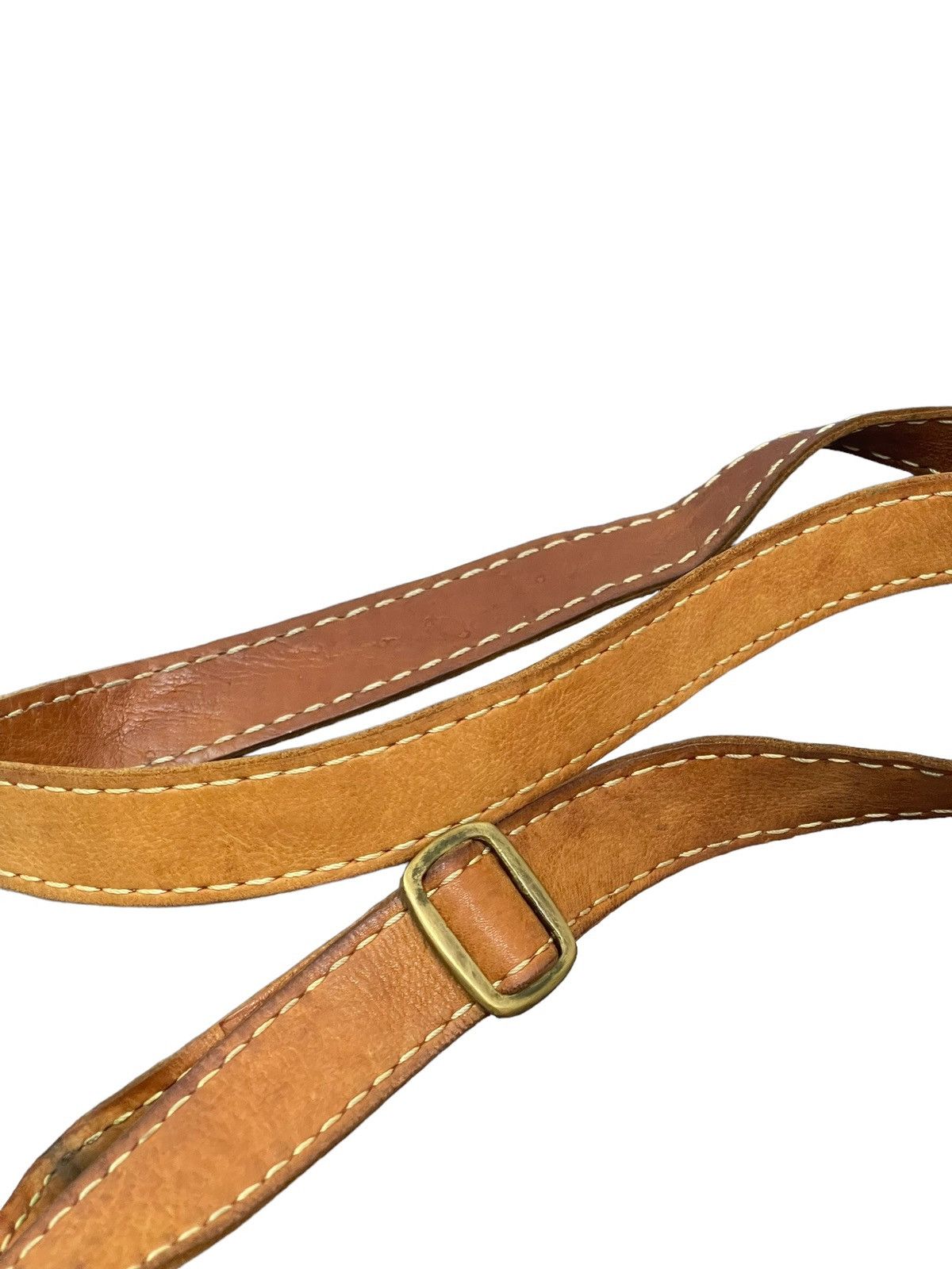 Genuine Leather Full Leather Patina Unknown Handmade Cross Body Bag 3🟩 Size ONE SIZE - 10 Thumbnail
