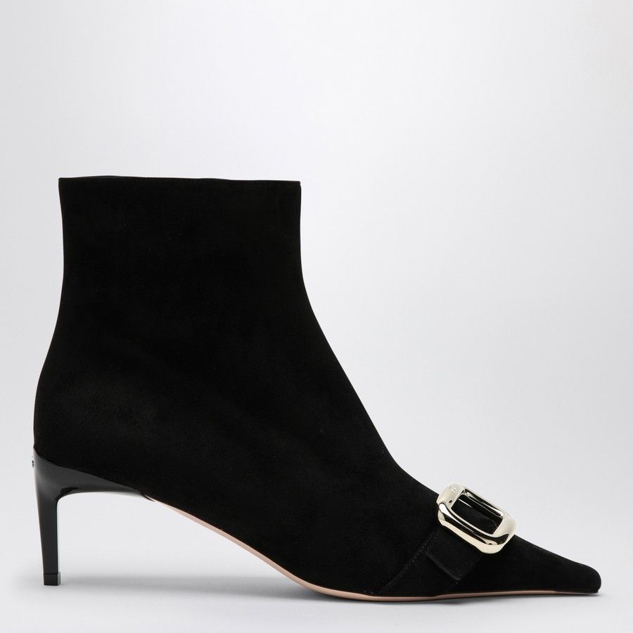 Roger Vivier o1d2blof0924 Ankle Boots in Black Size US 8 / IT 38 - 1 Thumbnail
