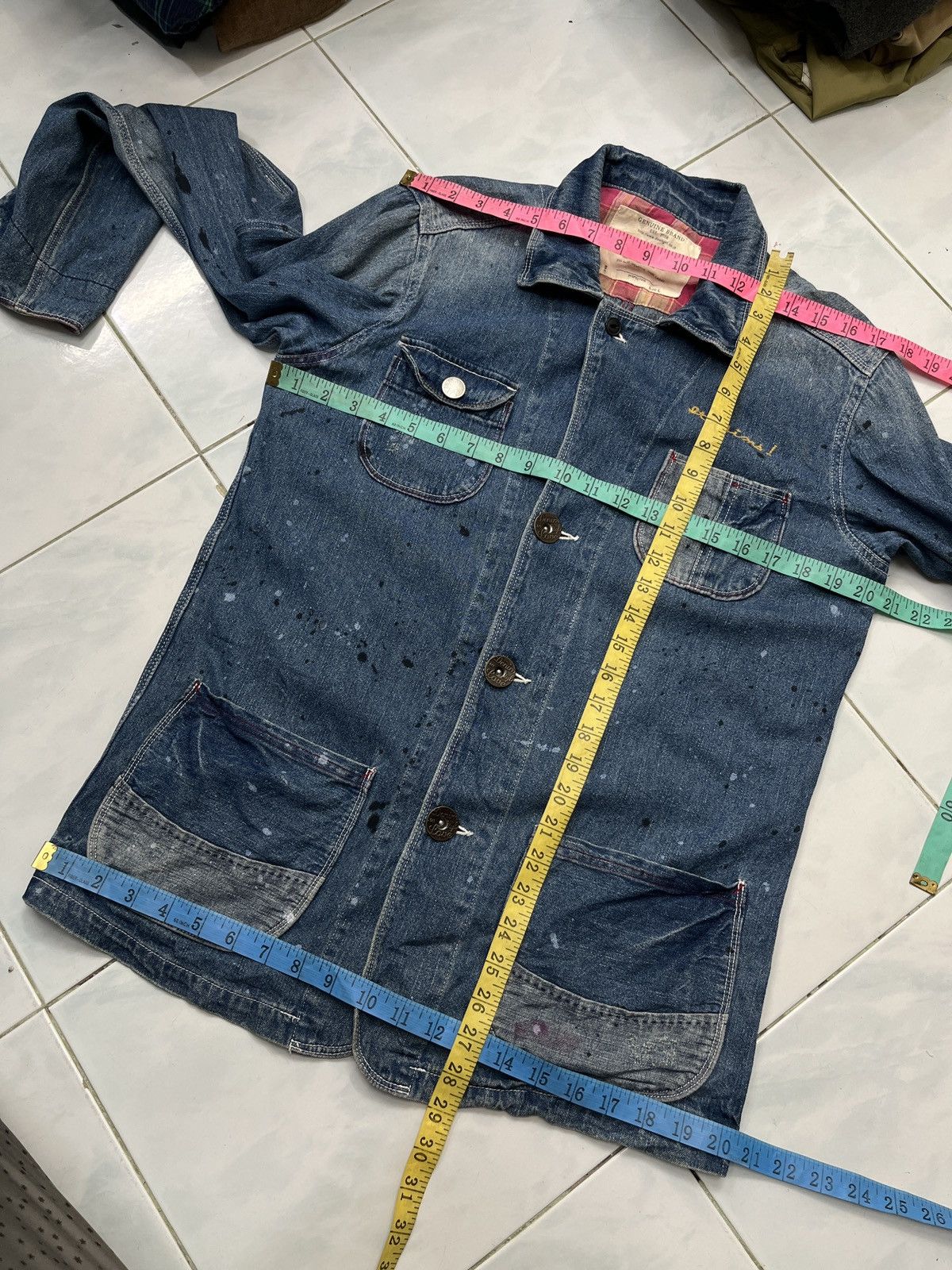 KOJIMA GENES 🔥🔥🔥ARCHIVE M2 SQUARED DENIM CHORE JACKET Size M / US 6-8 / IT 42-44 - 18 Thumbnail