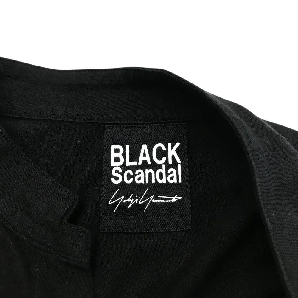 Yohji Yamamoto BLACK Scandal Yohji Yamamoto/ Back Print Long Shirt Size US L / EU 52-54 / 3 - 6 Thumbnail