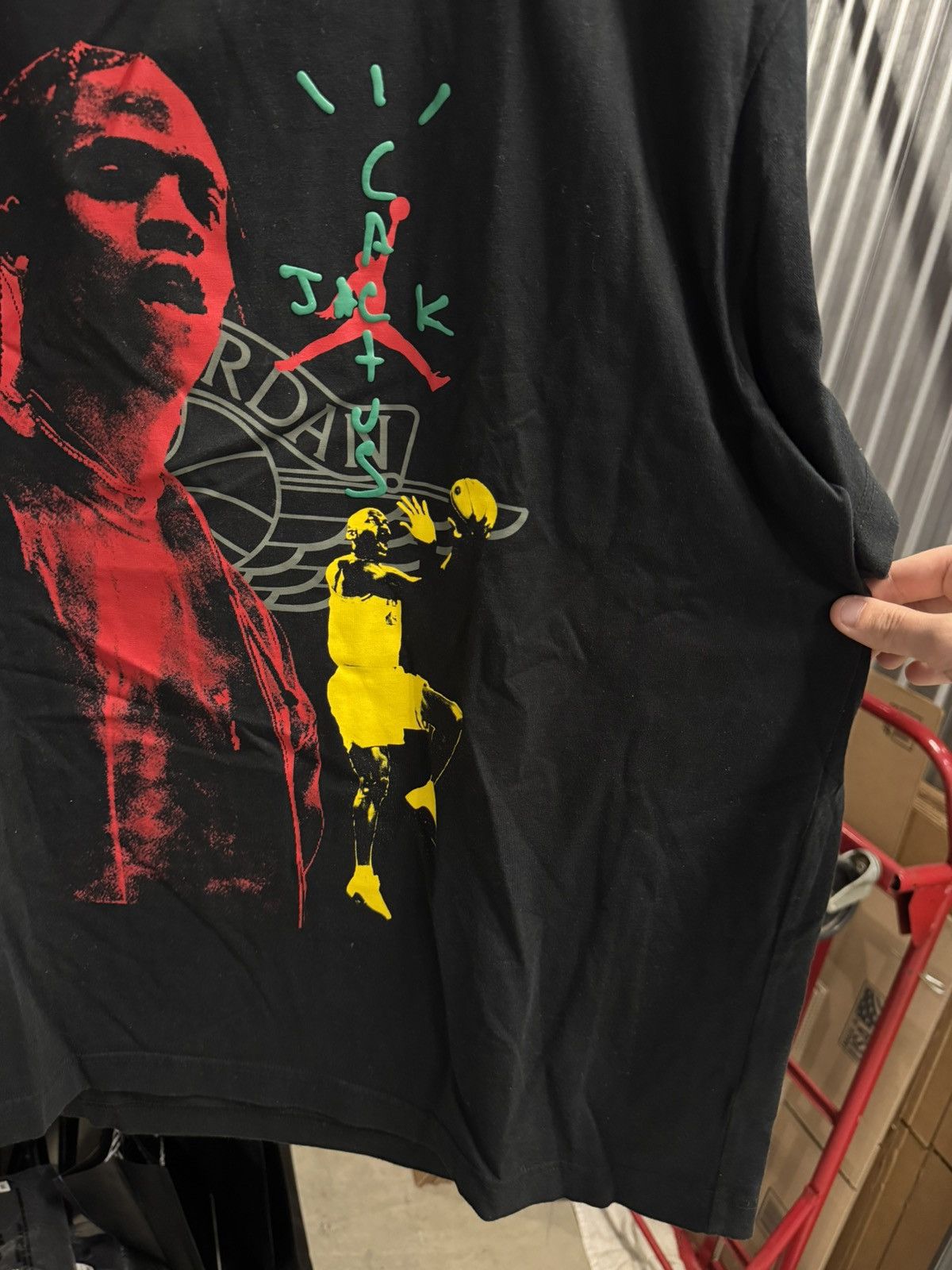 Jordan Brand × Travis Scott Jordan x Travis Scott MJ 1 T-Shirt Black Size XXL Size US XXL / EU 58 / 5 - 5 Thumbnail