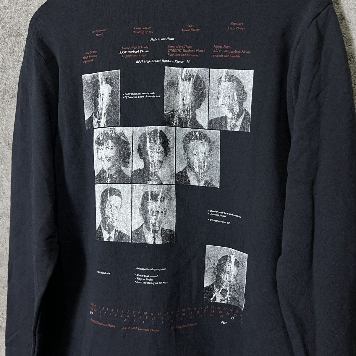 KOMAKINO KOMAKINO - AW/15 - "Dunce" Yearbook Graphic Sweatshirt Size US M / EU 48-50 / 2 - 5 Thumbnail