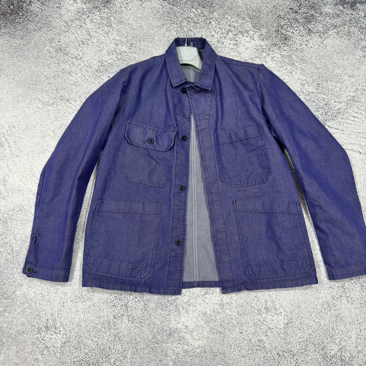 Vintage Vintage Worker Heavy Cotton Light Jacket L size Size US L / EU 52-54 / 3 - 3 Thumbnail