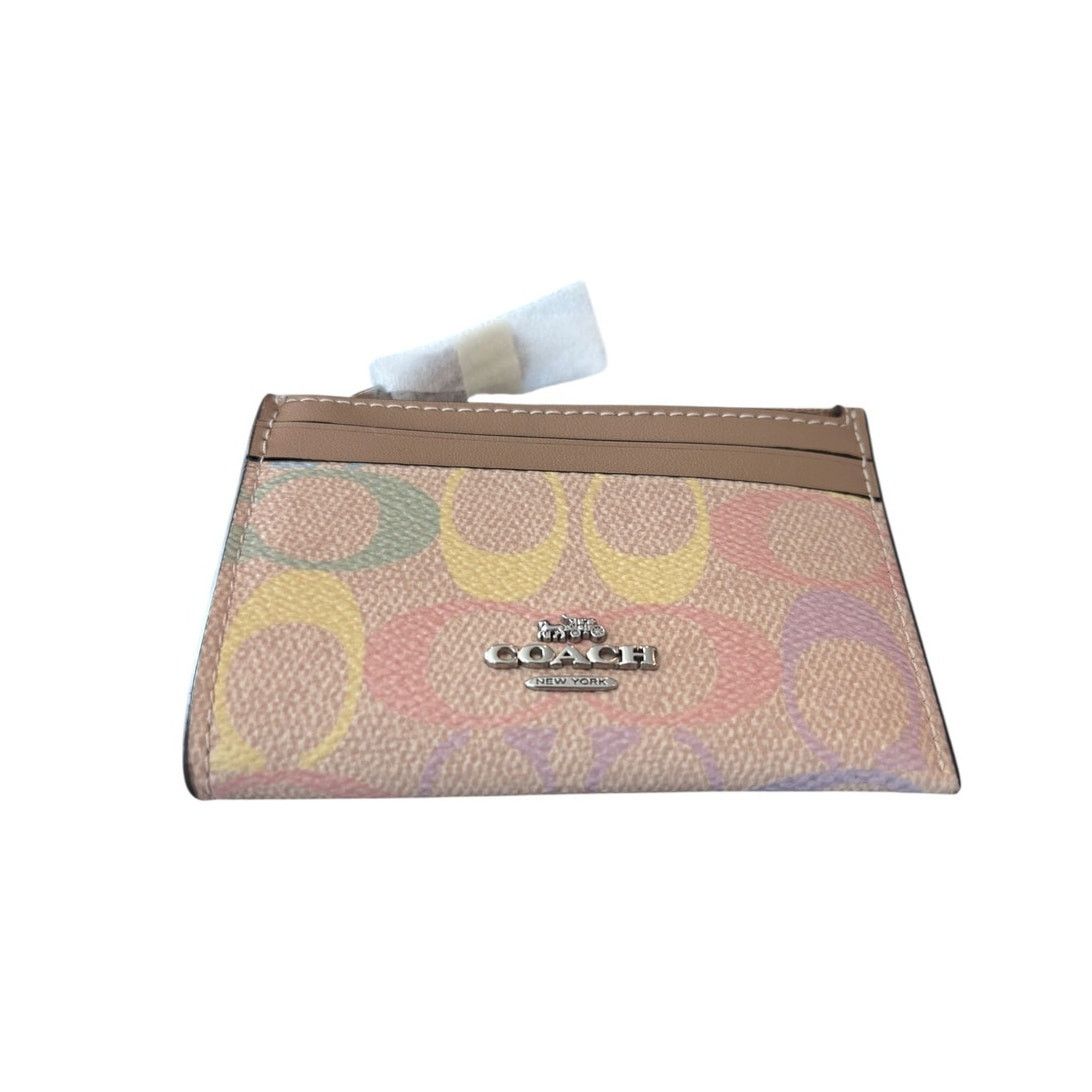 Coach Coach Mini Skinny Id Window Case with key ring Size ONE SIZE - 3 Thumbnail
