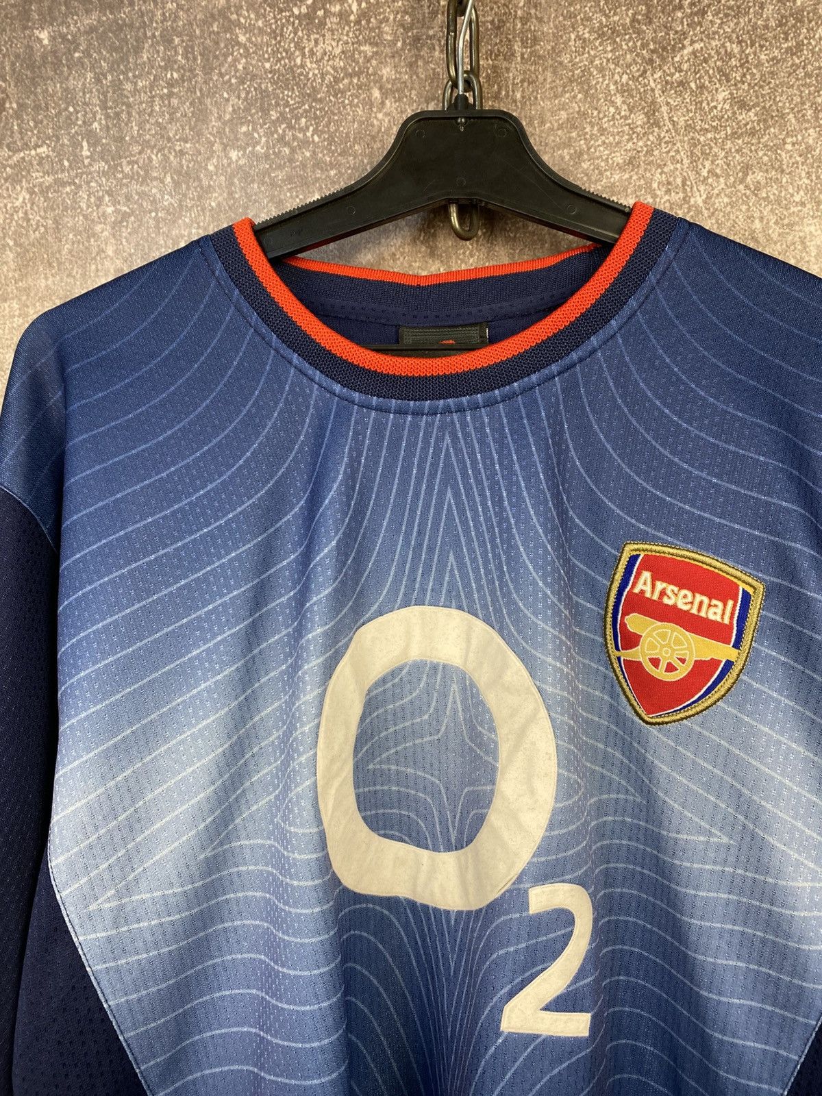 Nike Vintage Arsenal O2 rare soccer jersey 2002 Size US XL / EU 56 / 4 - 2 Thumbnail
