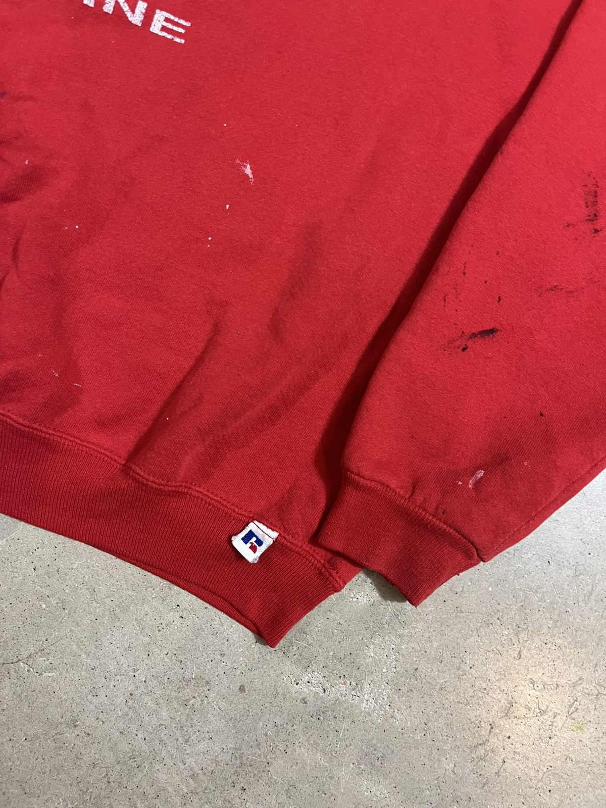Russell Athletic Vintage 90s Russell Athletic Crewneck Faded Red Old Orchard Size M / US 6-8 / IT 42-44 - 3 Thumbnail