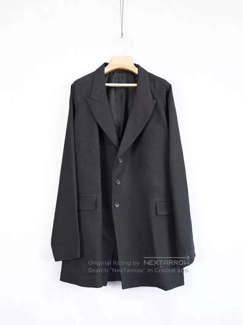 Yohji Yamamoto Yohji Yamamoto 24SS shoulder sleeve linen blend jacket| Size US M / EU 48-50 / 2 - 1 Thumbnail