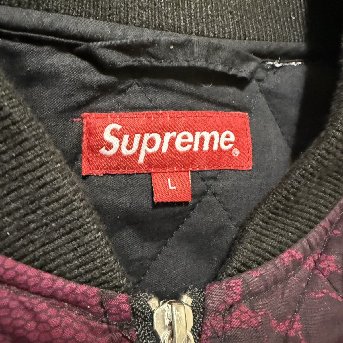 Supreme SS17 Supreme Rose Quilted Lace Bomber Jacket Large Size US L / EU 52-54 / 3 - 6 Thumbnail