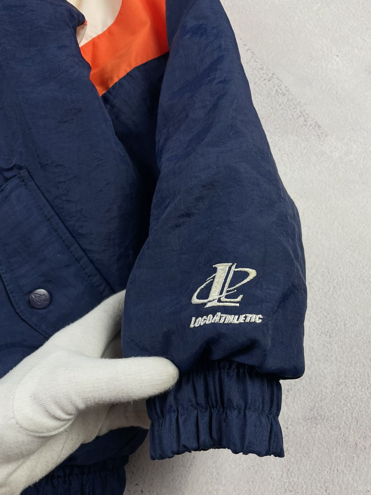 Logo Athletic Rare Vintage 90s Auburn Tigers Starter Jacket Navy Orange L Size US L / EU 52-54 / 3 - 9 Thumbnail