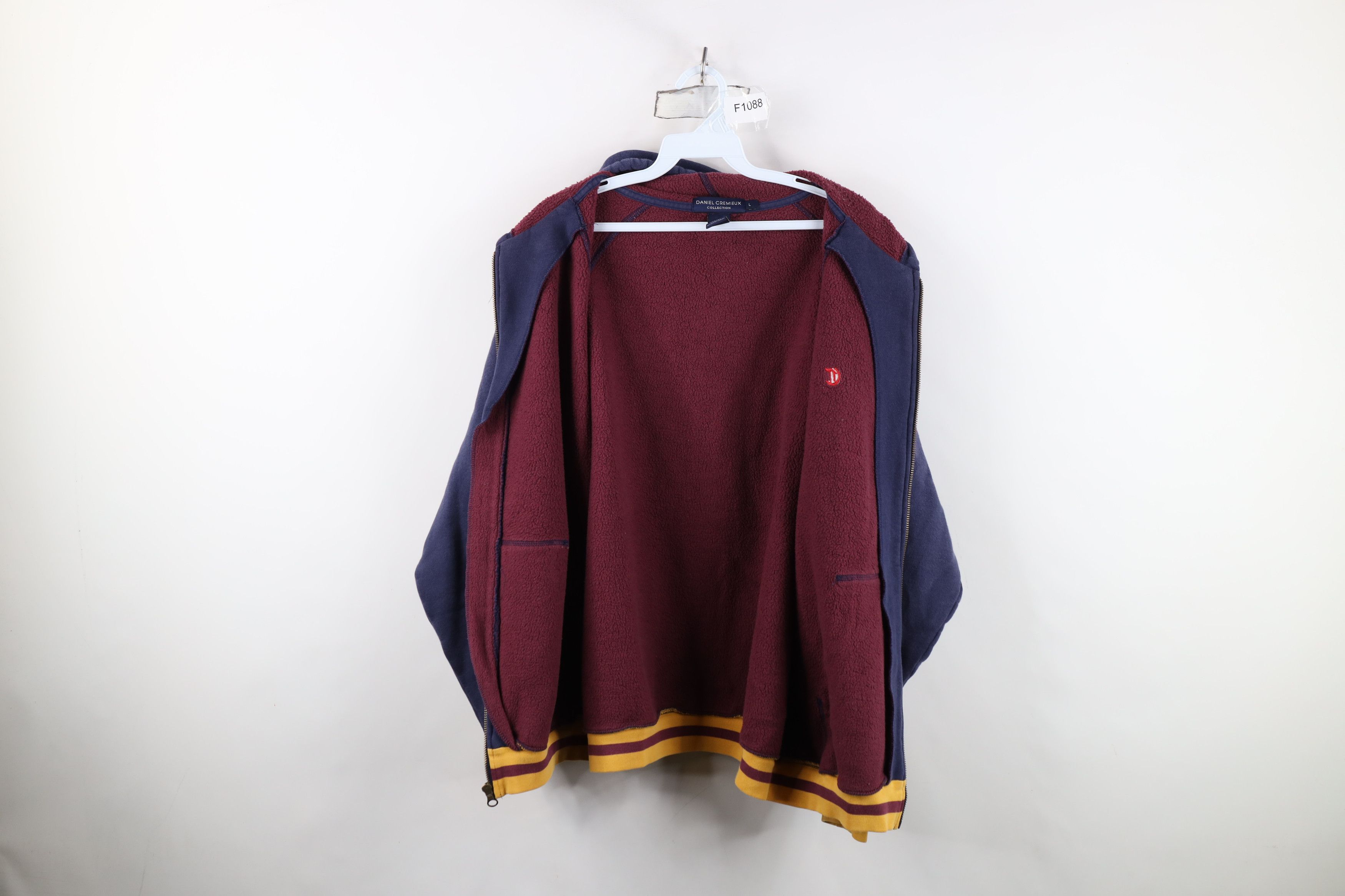 Vintage Vintage Streetwear Striped Heavyweight Full Zip Hoodie Size US L / EU 52-54 / 3 - 10 Thumbnail