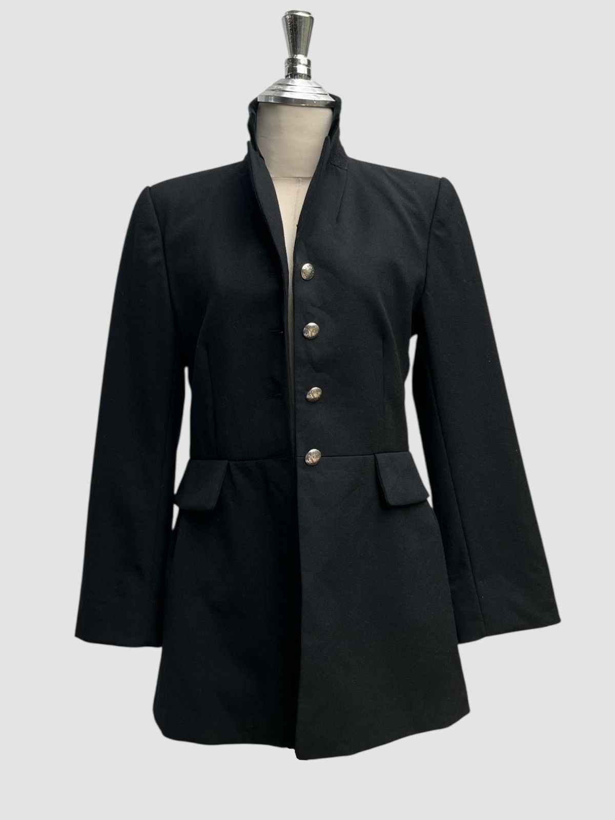 Hermes Hermes Paris Cotton Modal Blend Collar Tailored Jacket Size XS / US 0-2 / IT 36-38 - 2 Thumbnail