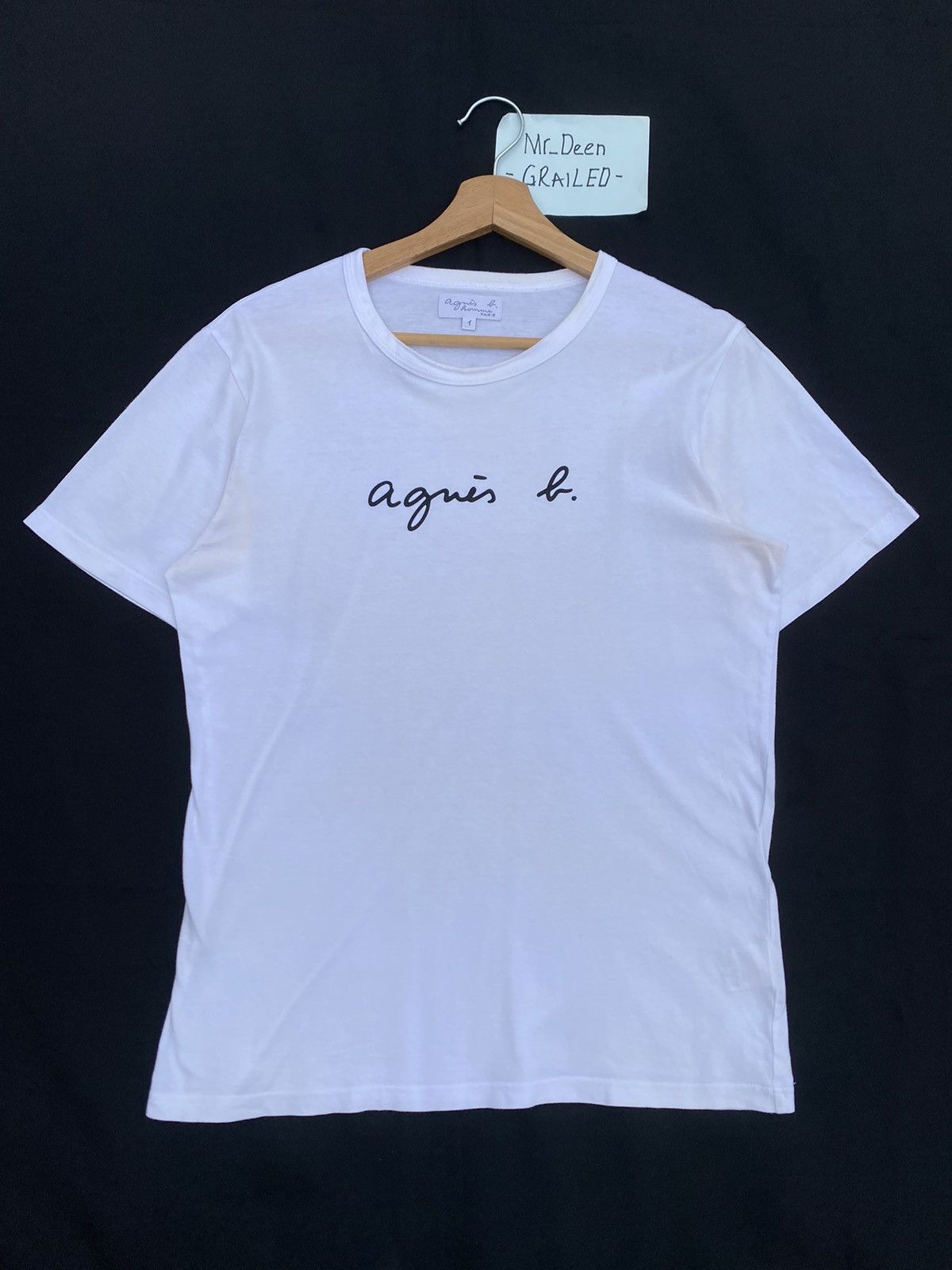 agnes b. Rare Agnes b. Spellout Tshirt Size US S / EU 44-46 / 1 - 2 Thumbnail