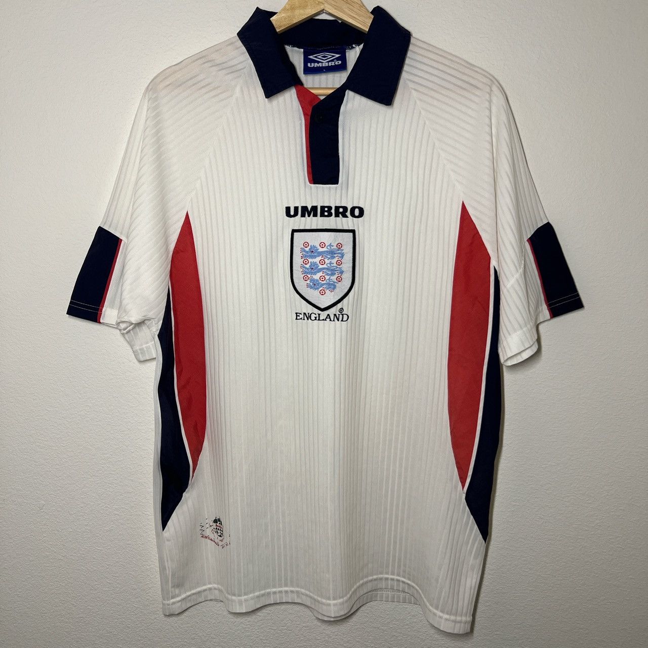 Maillot Domicile Angleterre 1998 Umbro Vintage - Coupe Du Monde, Taille L, Occasion Très Bon état